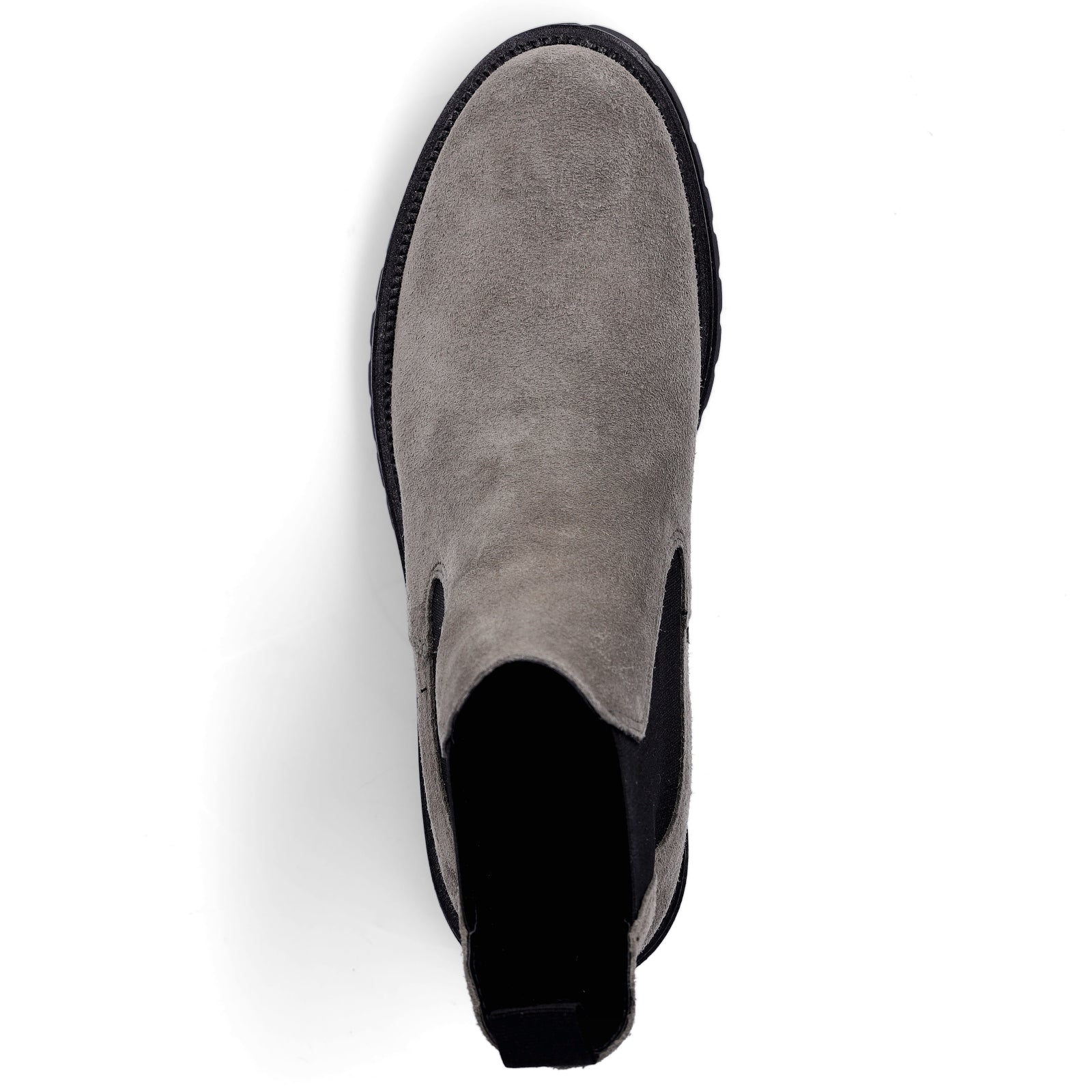 Tamaris Damen Leder Chelsea Boot grau