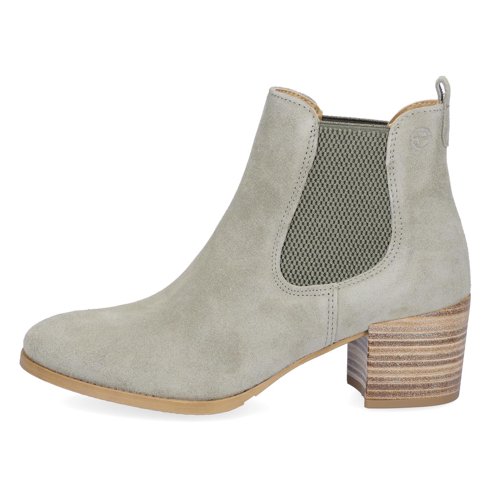 Tamaris women's Chelsea ankle boots sage