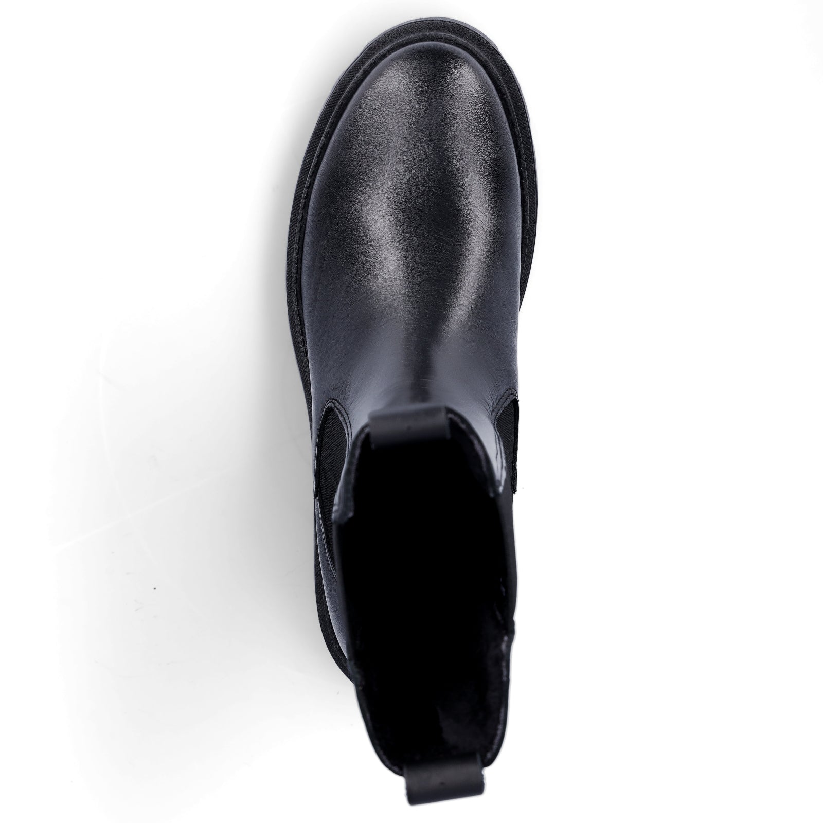 Tamaris Damen Leder Chelsea Boot schwarz