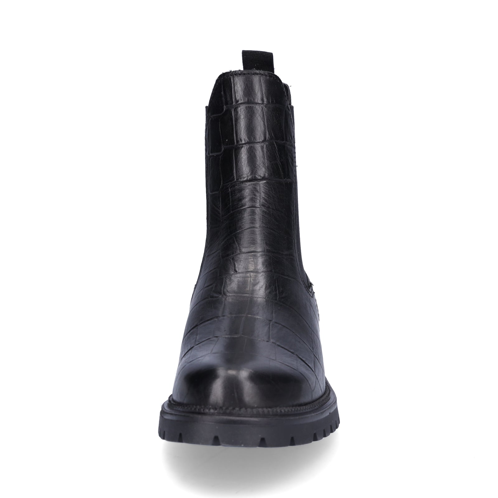 Tamaris Damen Chelsea Boot schwarz croco