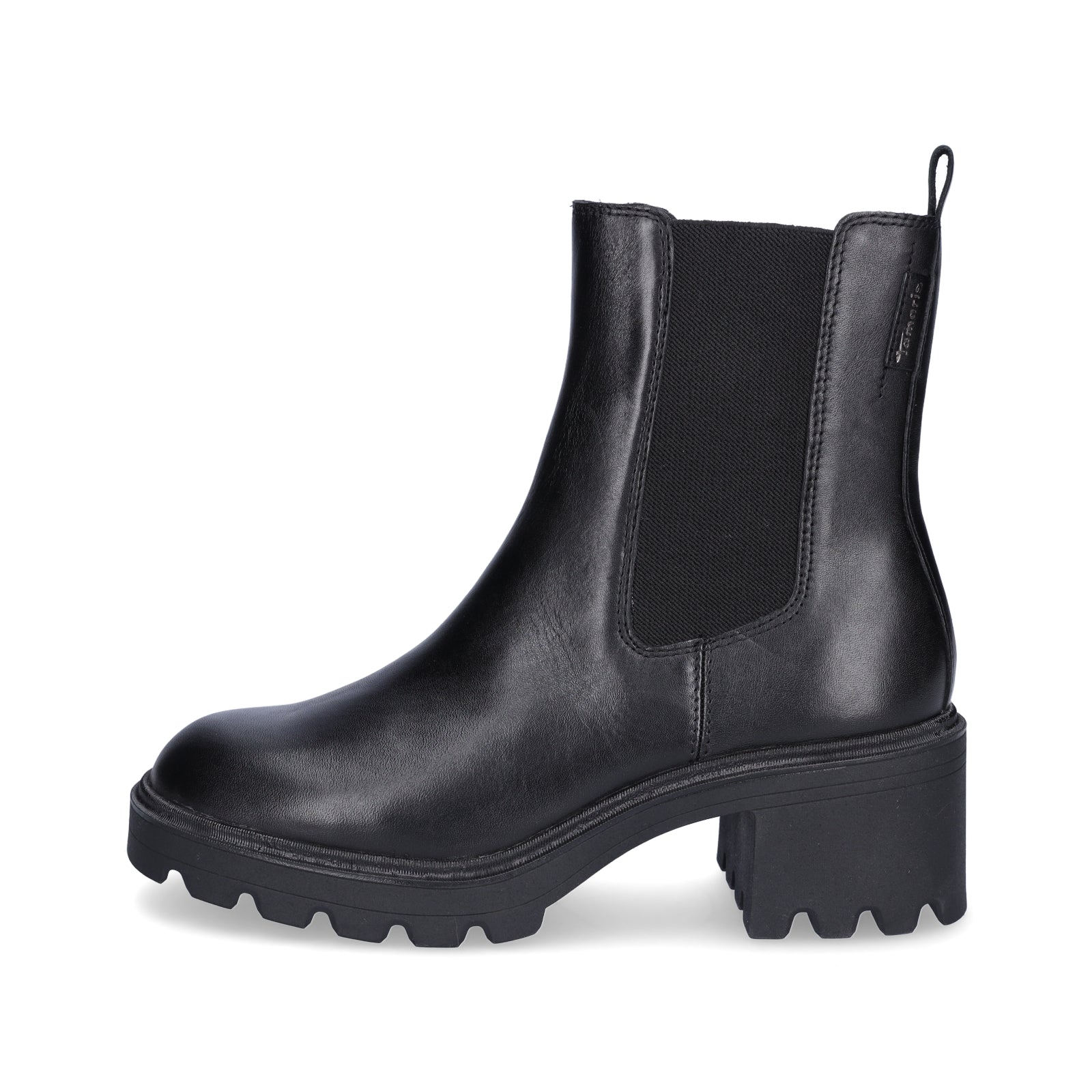 Tamaris Damen Chelsea Stiefelette schwarz