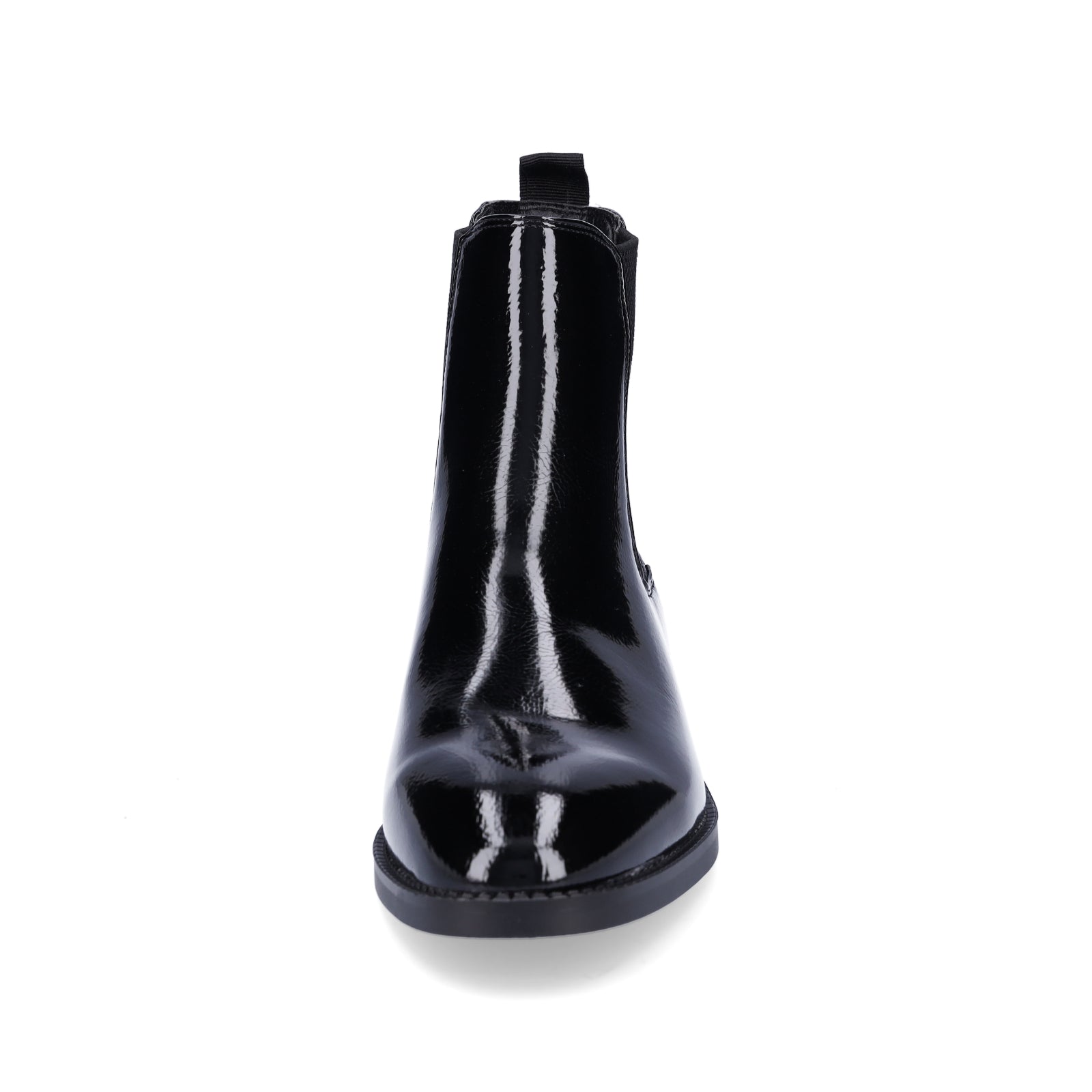 Tamaris Damen Chelsea Boot schwarz Lack
