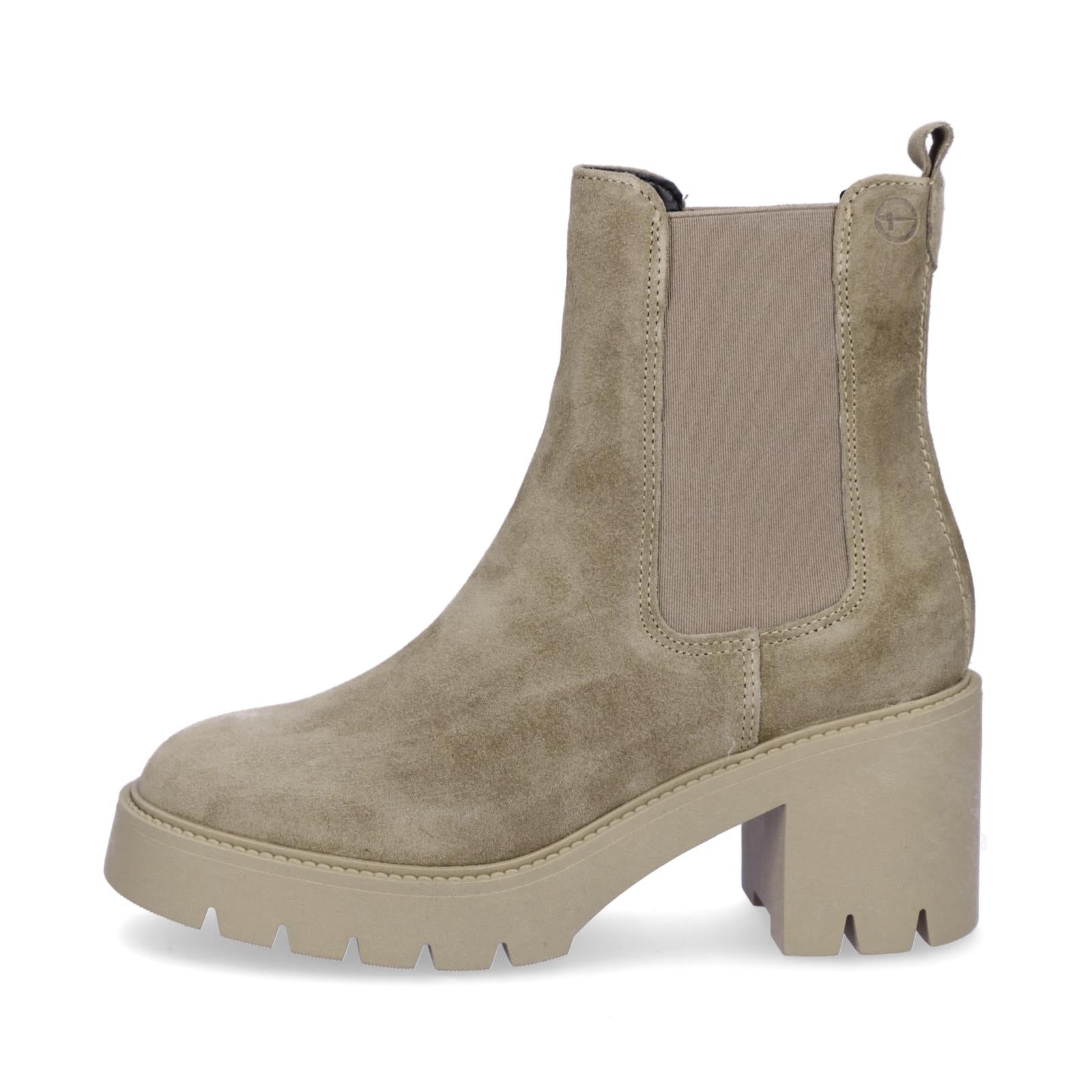 Tamaris Damen Chelsea Stiefelette taupe