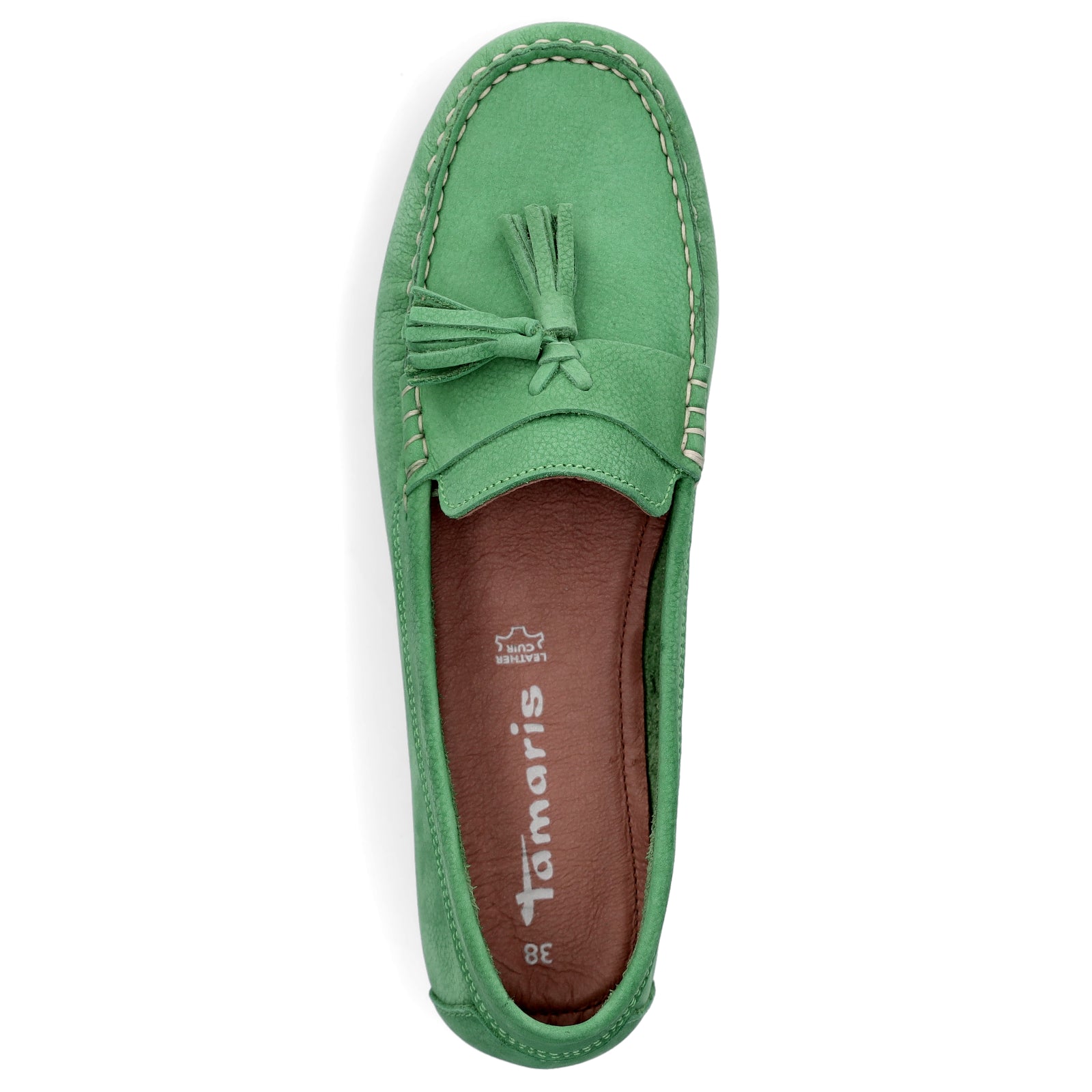 Tamaris Damen Slipper grün