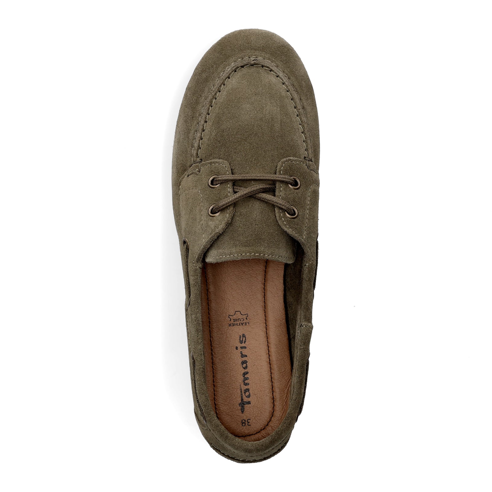 Tamaris Damen Mokassin oliv