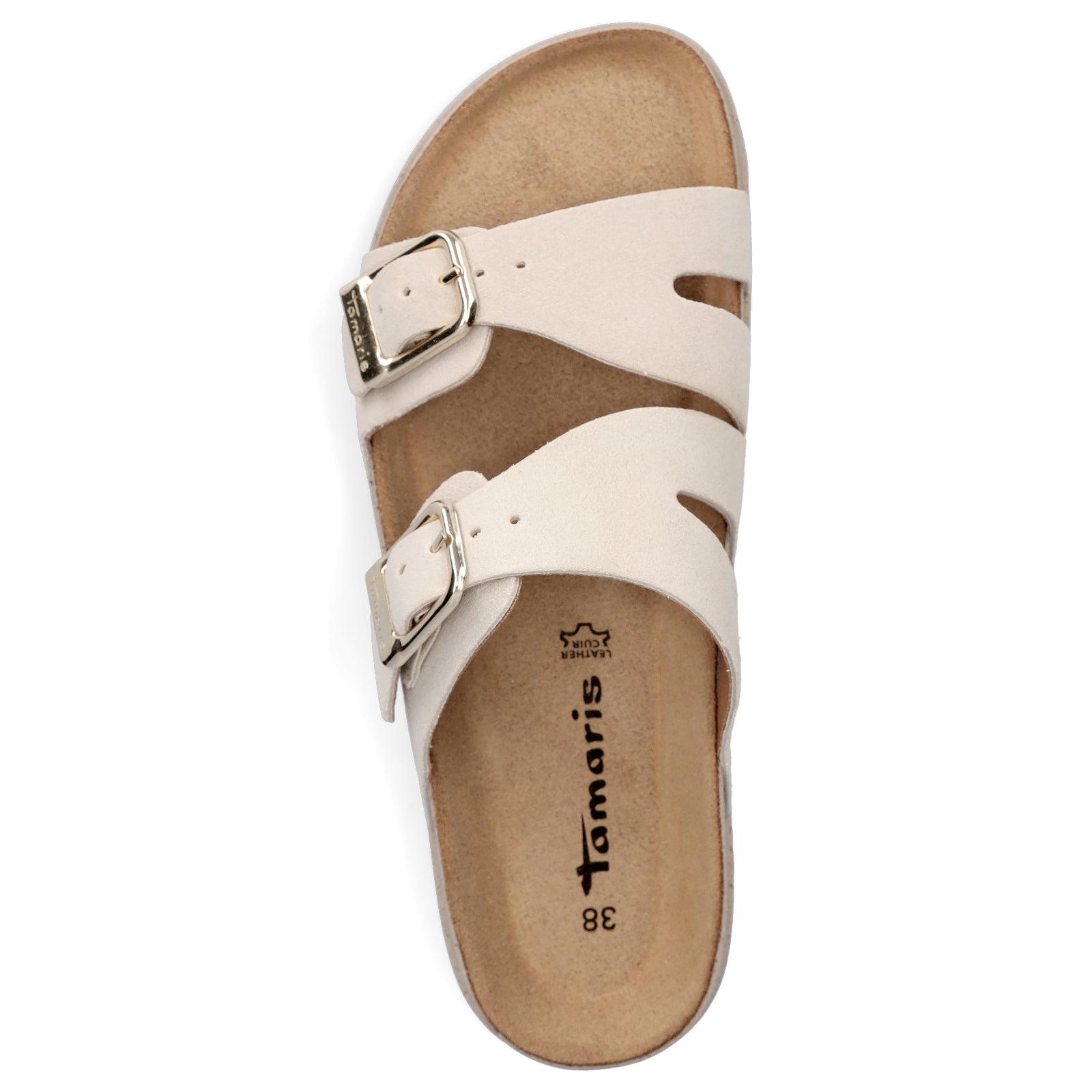 Tamaris women's mules beige