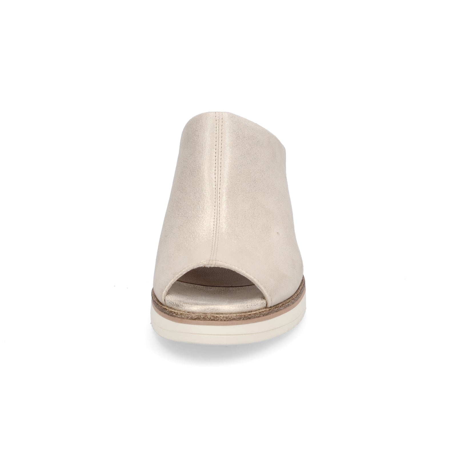 Tamaris women's mules champagne
