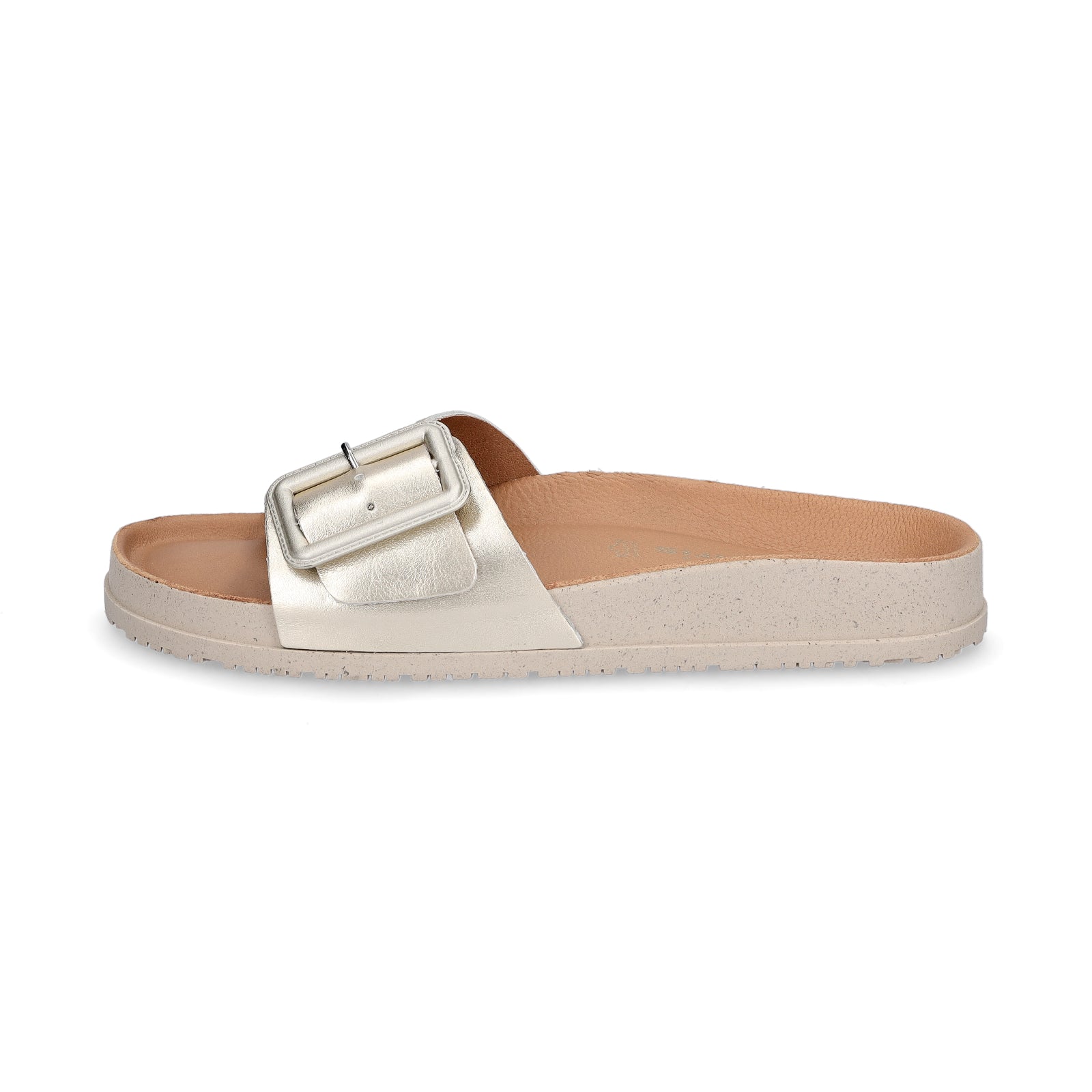 Tamaris women's mules gold