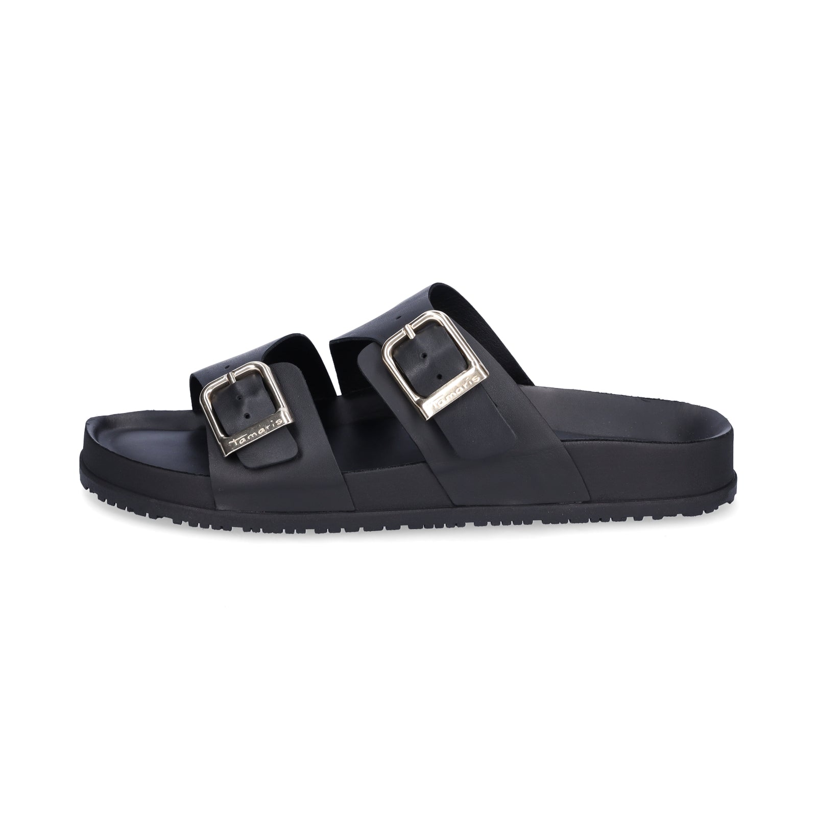 Tamaris Damen Pantolette schwarz