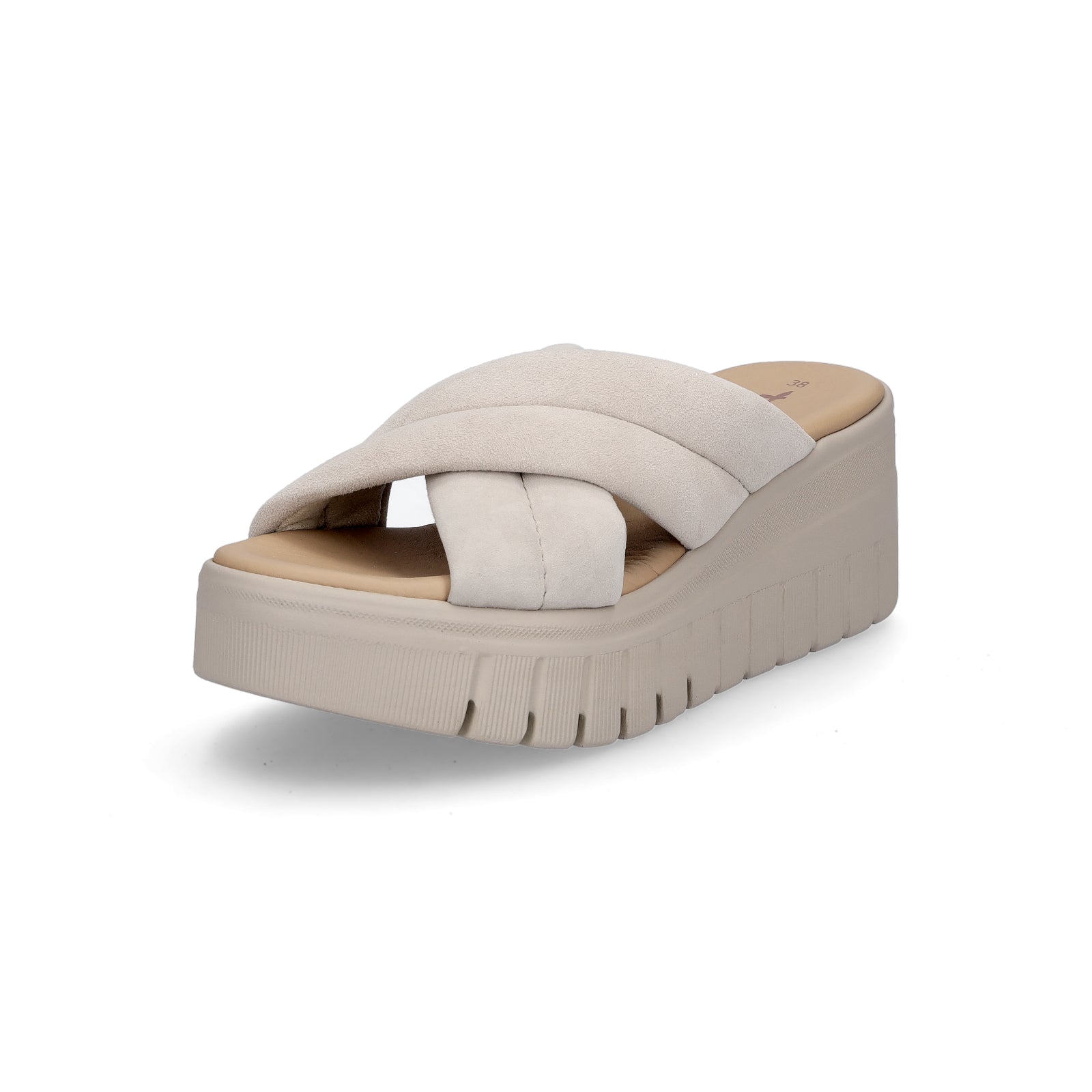 Tamaris Damen Pantolette taupe
