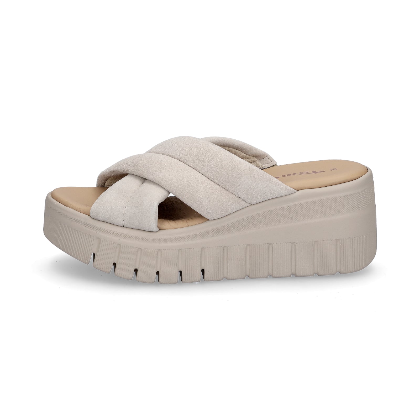 Tamaris Damen Pantolette taupe