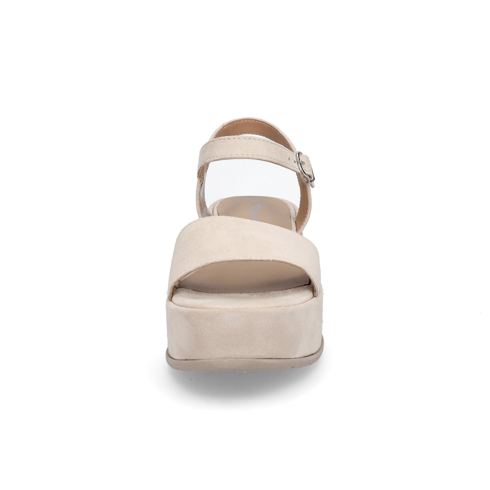 Tamaris Damen Plateau Sandalette beige