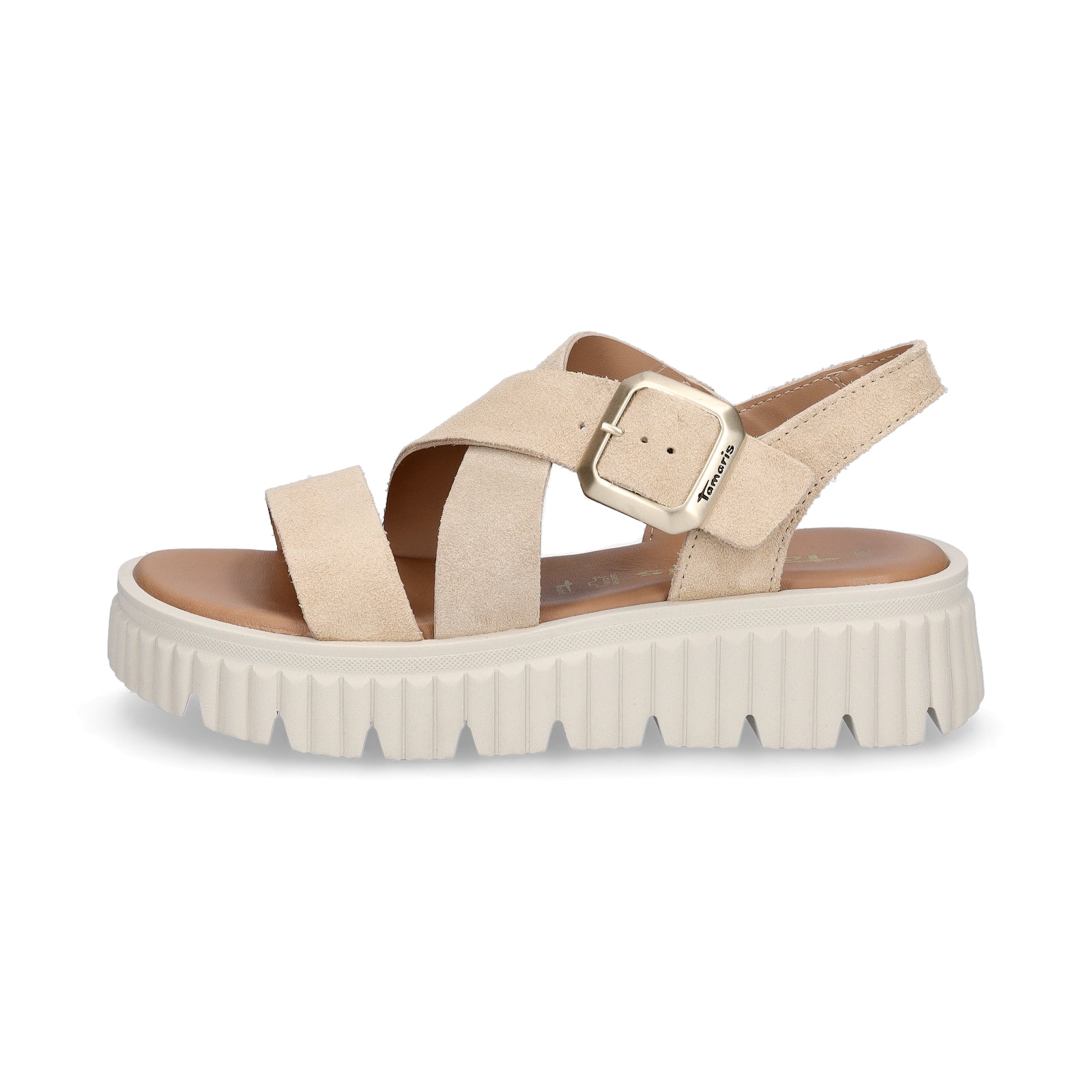 Tamaris Damen Sandale beige