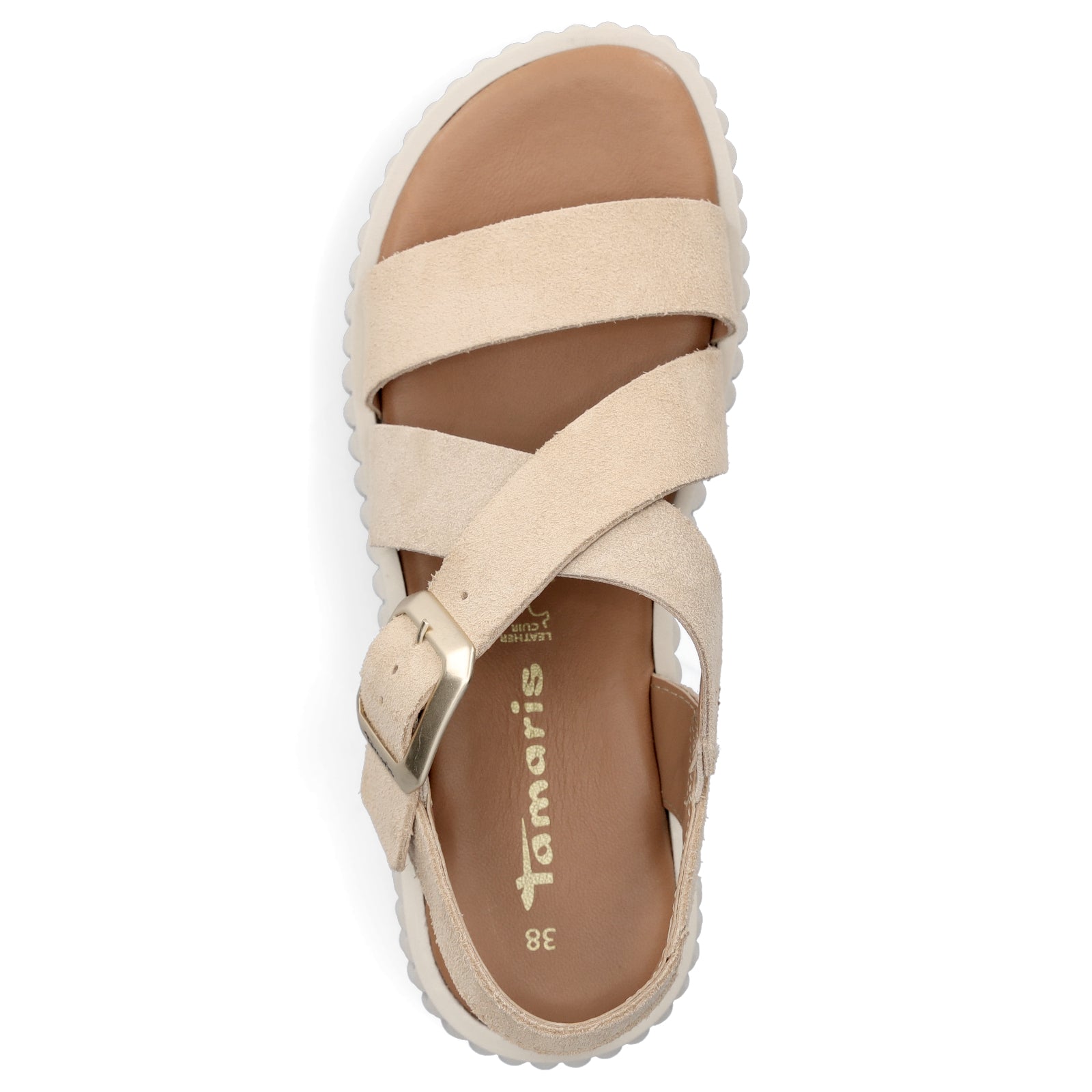 Tamaris Damen Sandale beige