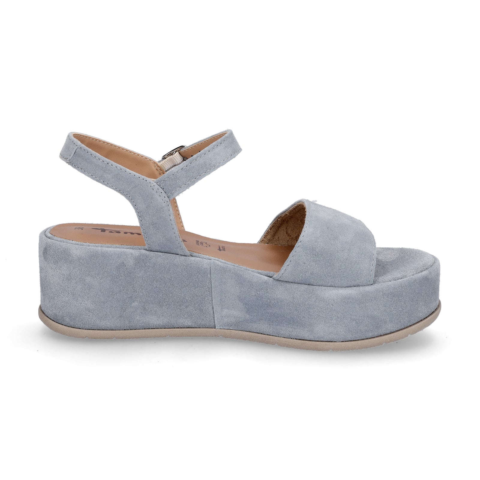 Tamaris Damen Plateau Sandalette hellblau