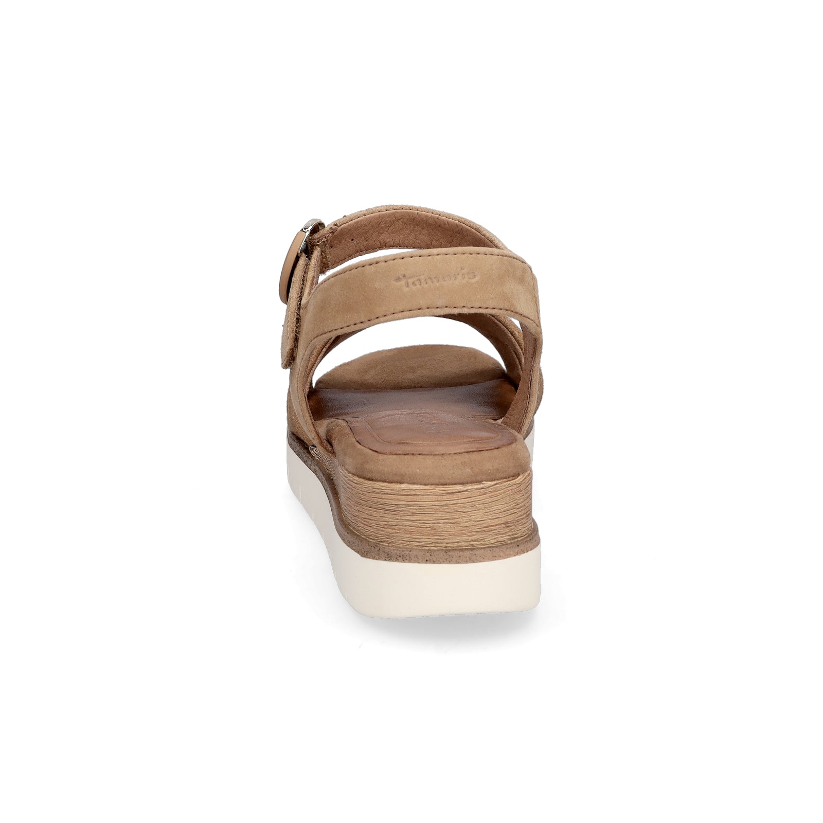 Tamaris women wedge sandal brown