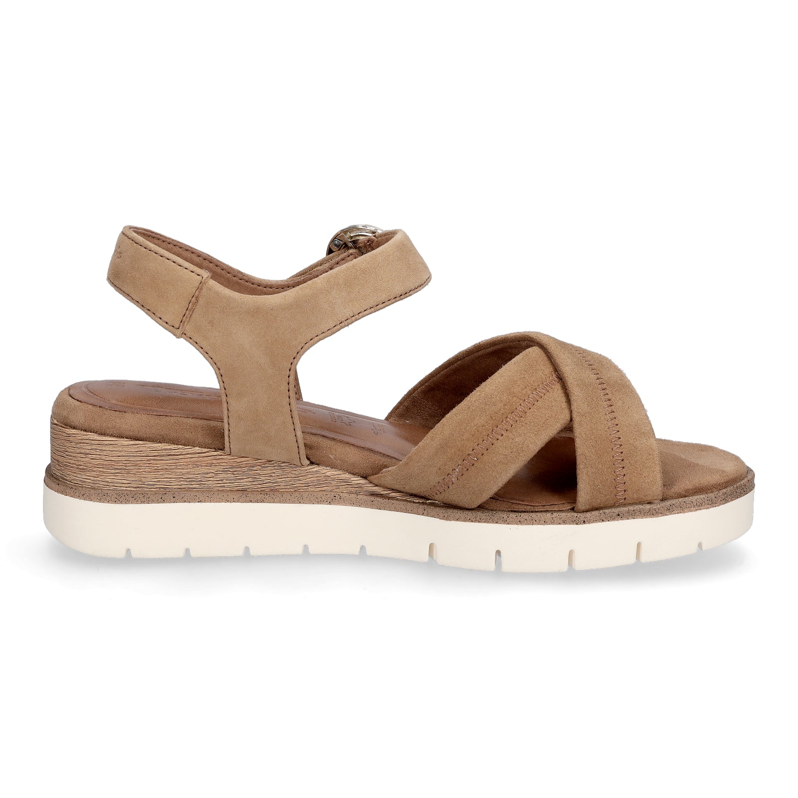 Tamaris women wedge sandal brown