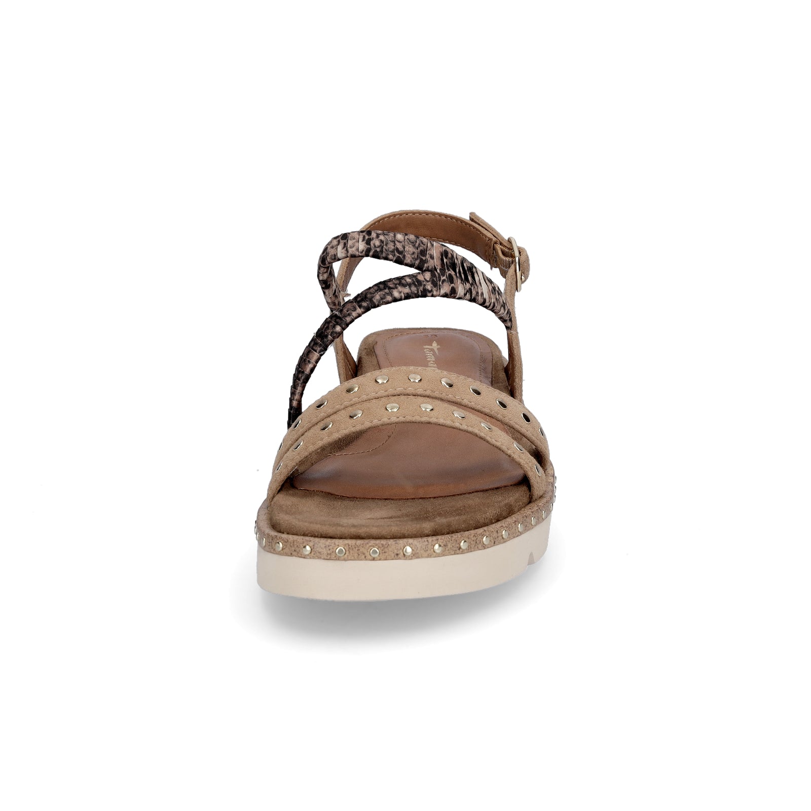 Tamaris Damen Sandale beige combi