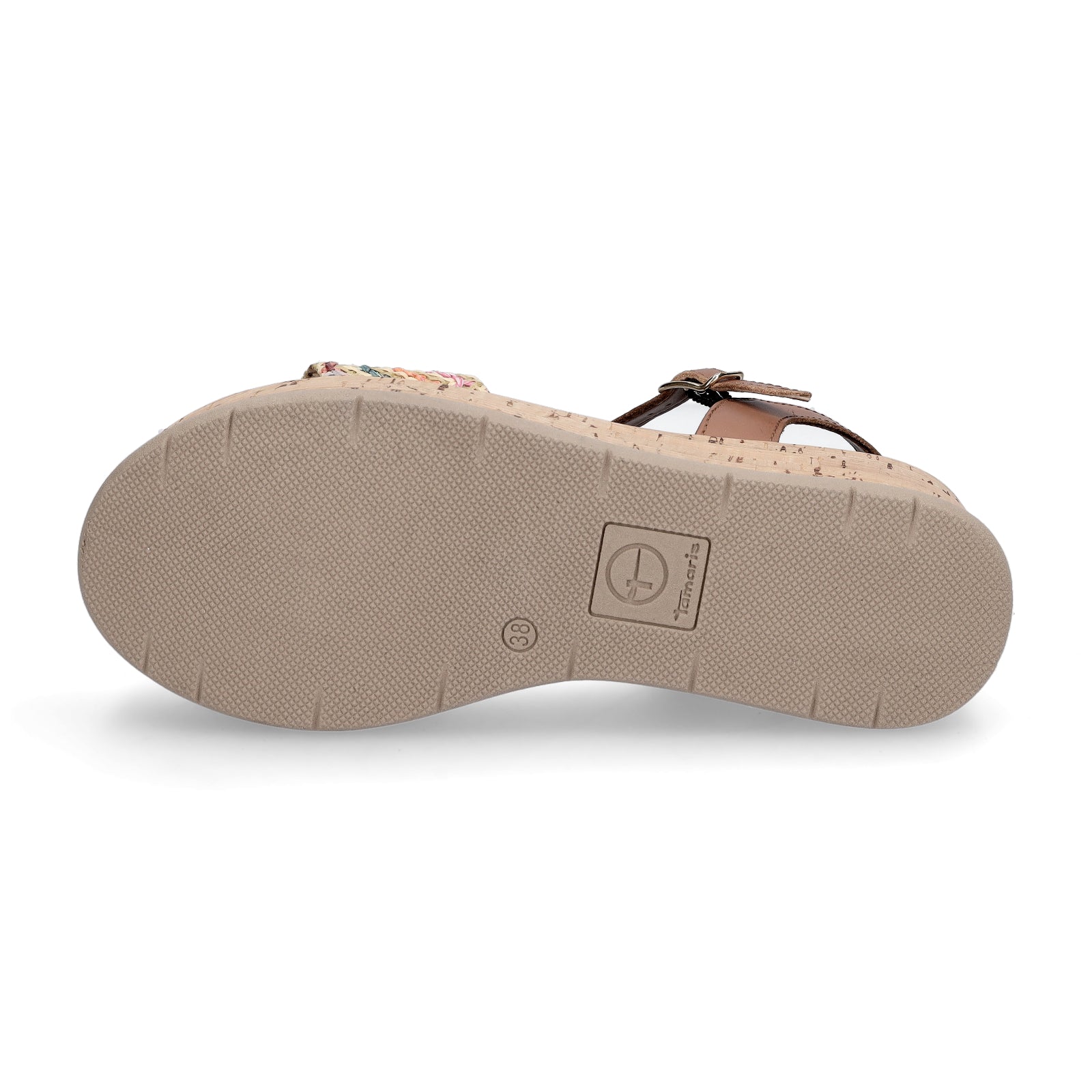 Tamaris Damen Plateau Sandalette braun