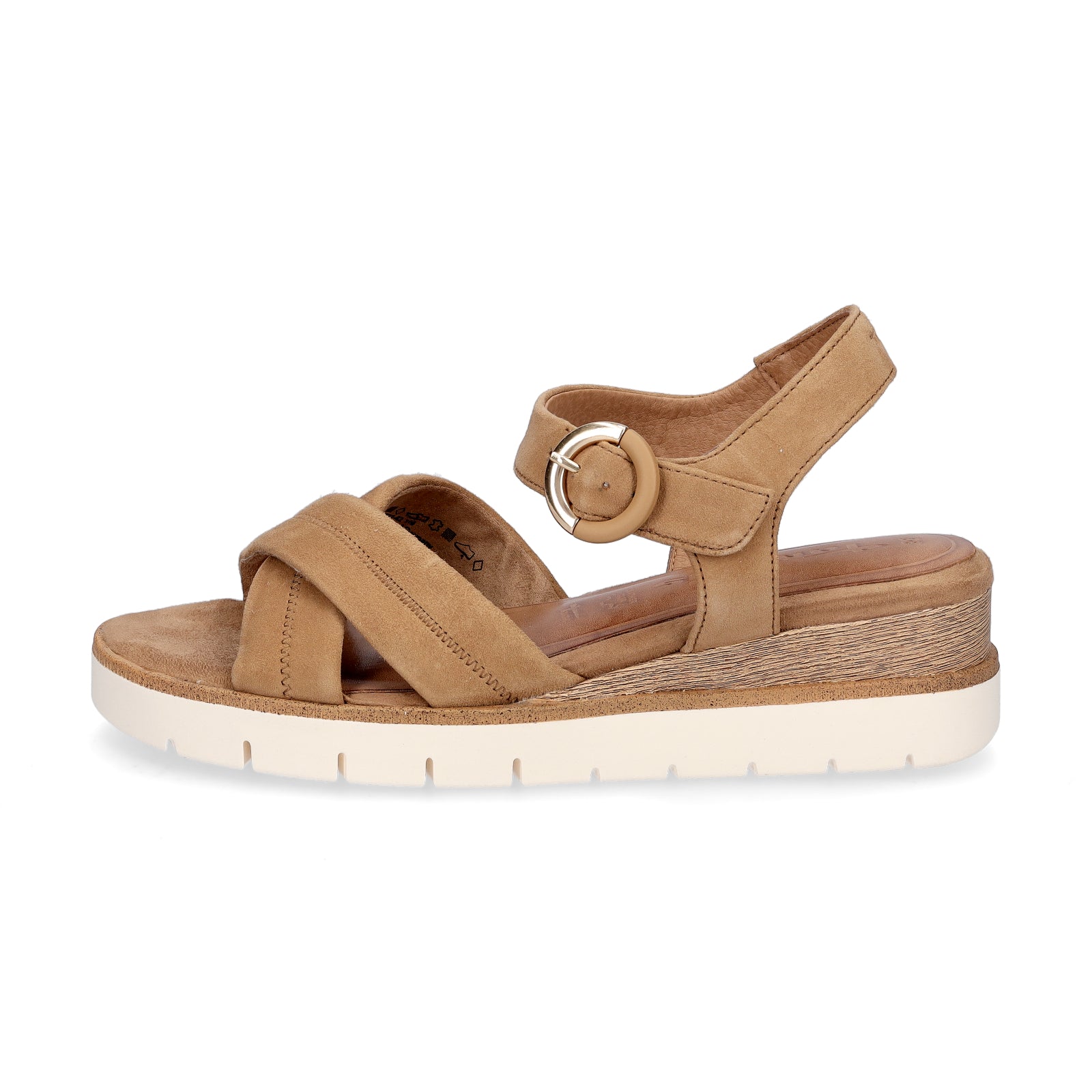 Tamaris women wedge sandal brown