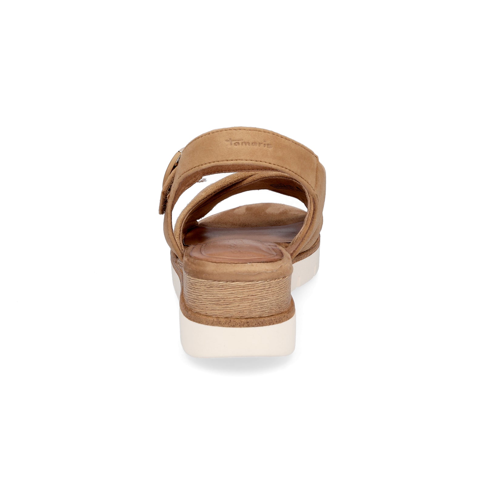 Tamaris women wedge sandal brown