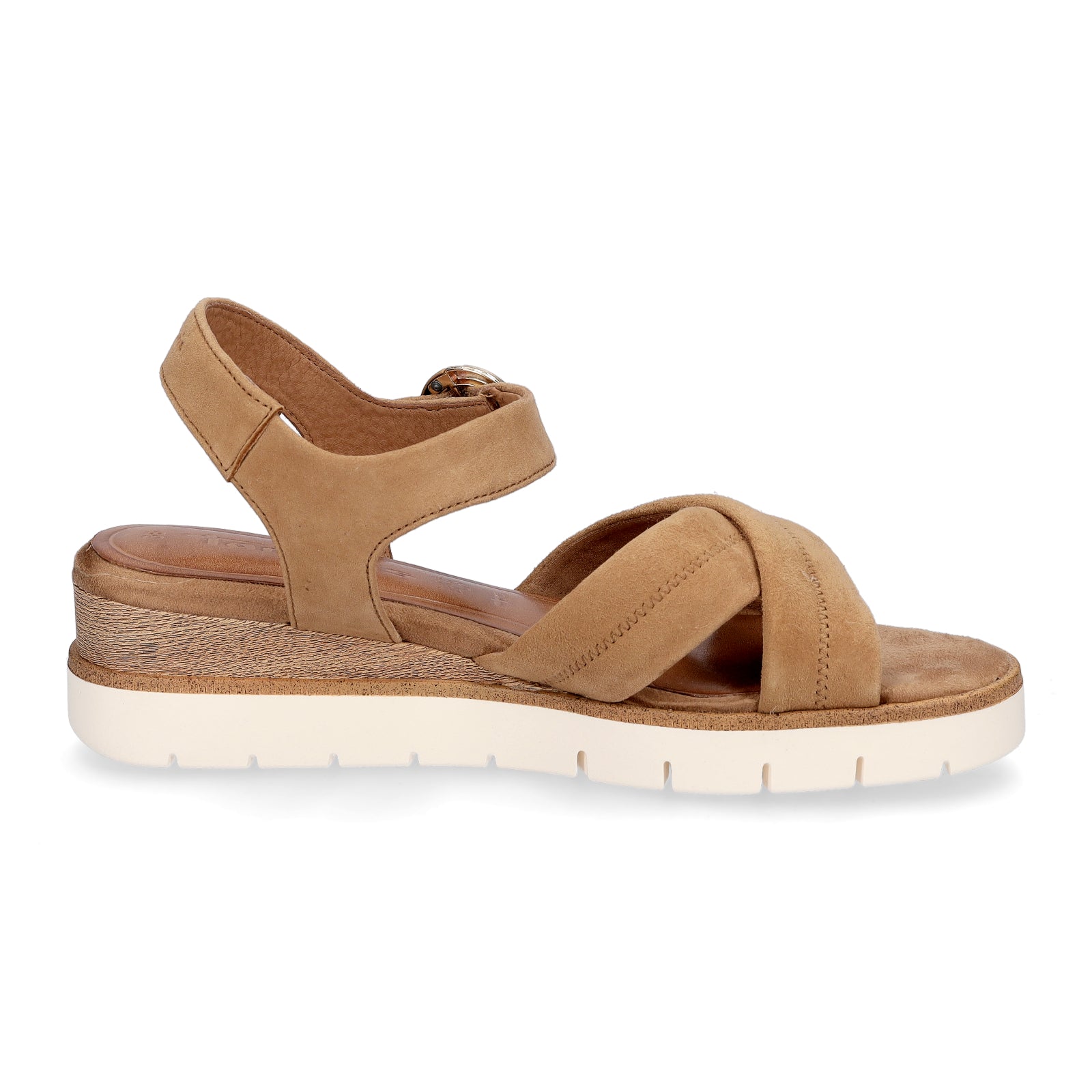 Tamaris women wedge sandal brown