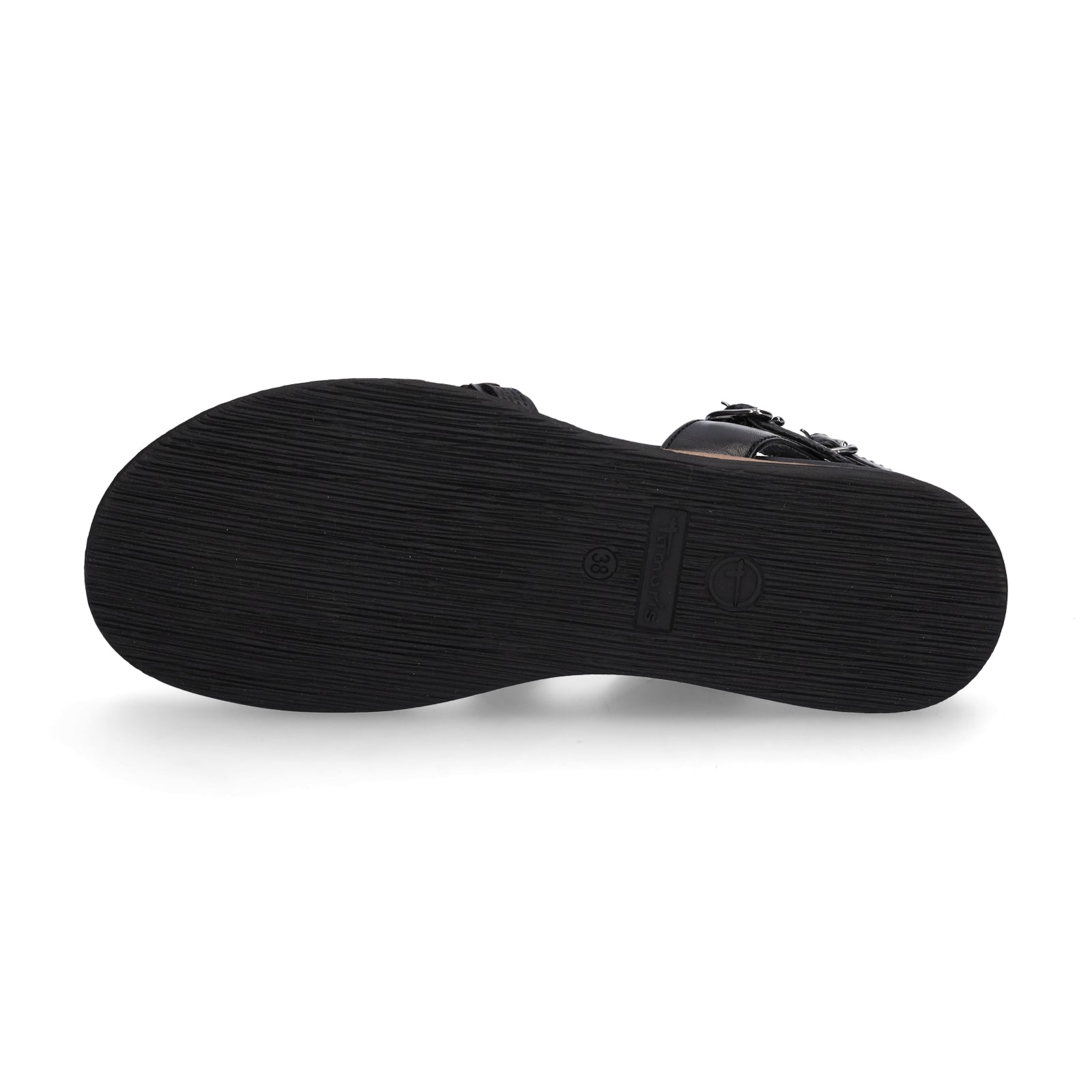 Tamaris women's strappy sandals black