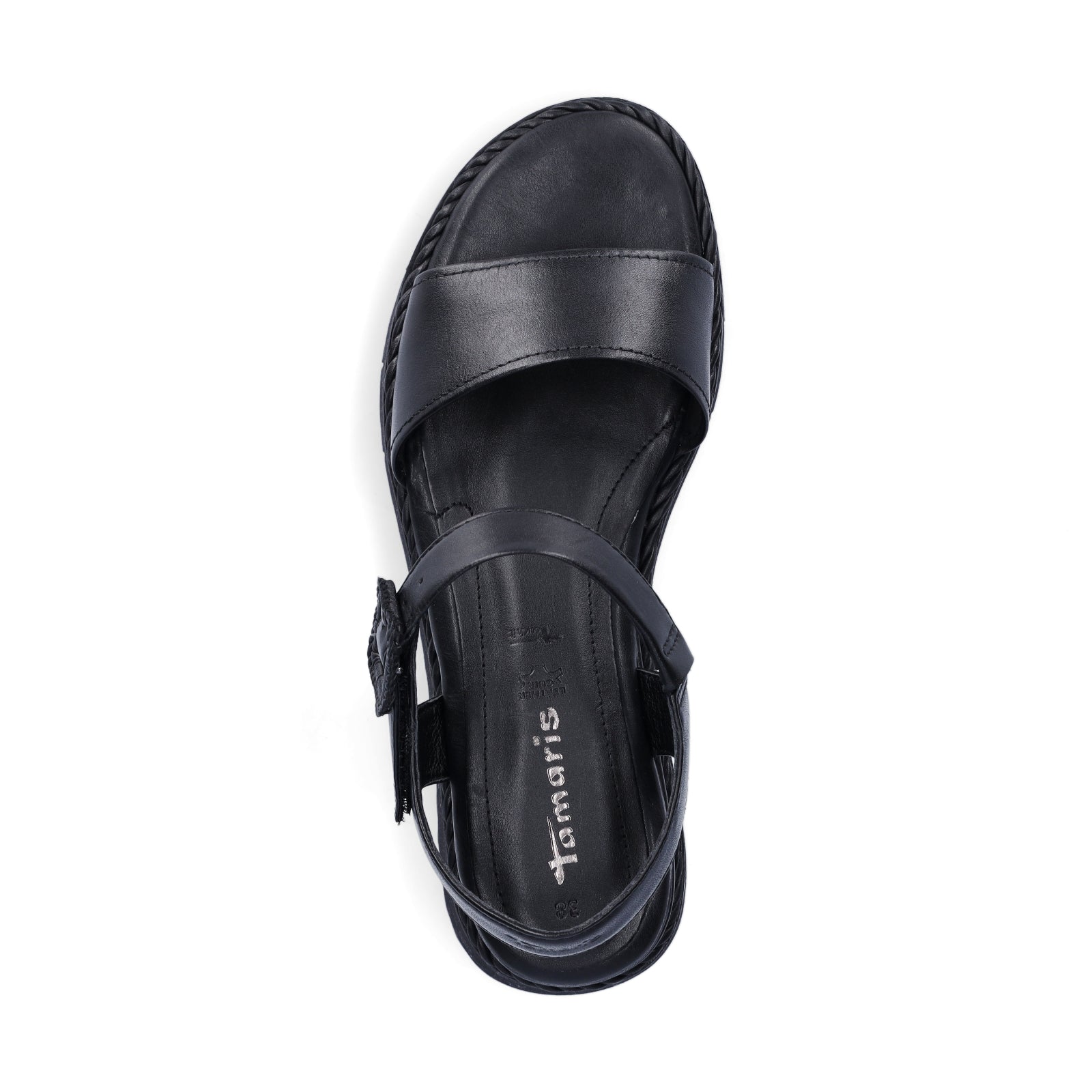 Tamaris Damen Sandale schwarz