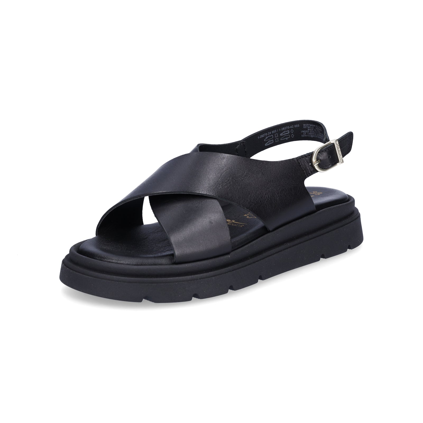 Tamaris women's sandals black