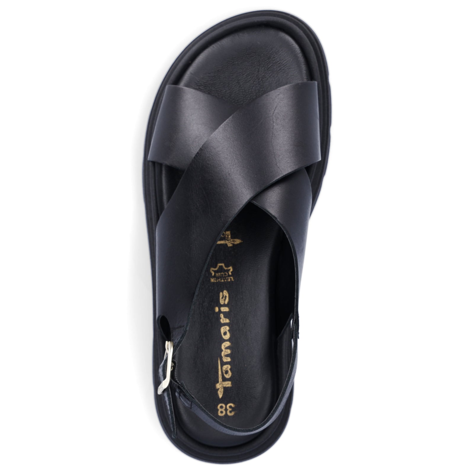 Tamaris women's sandals black