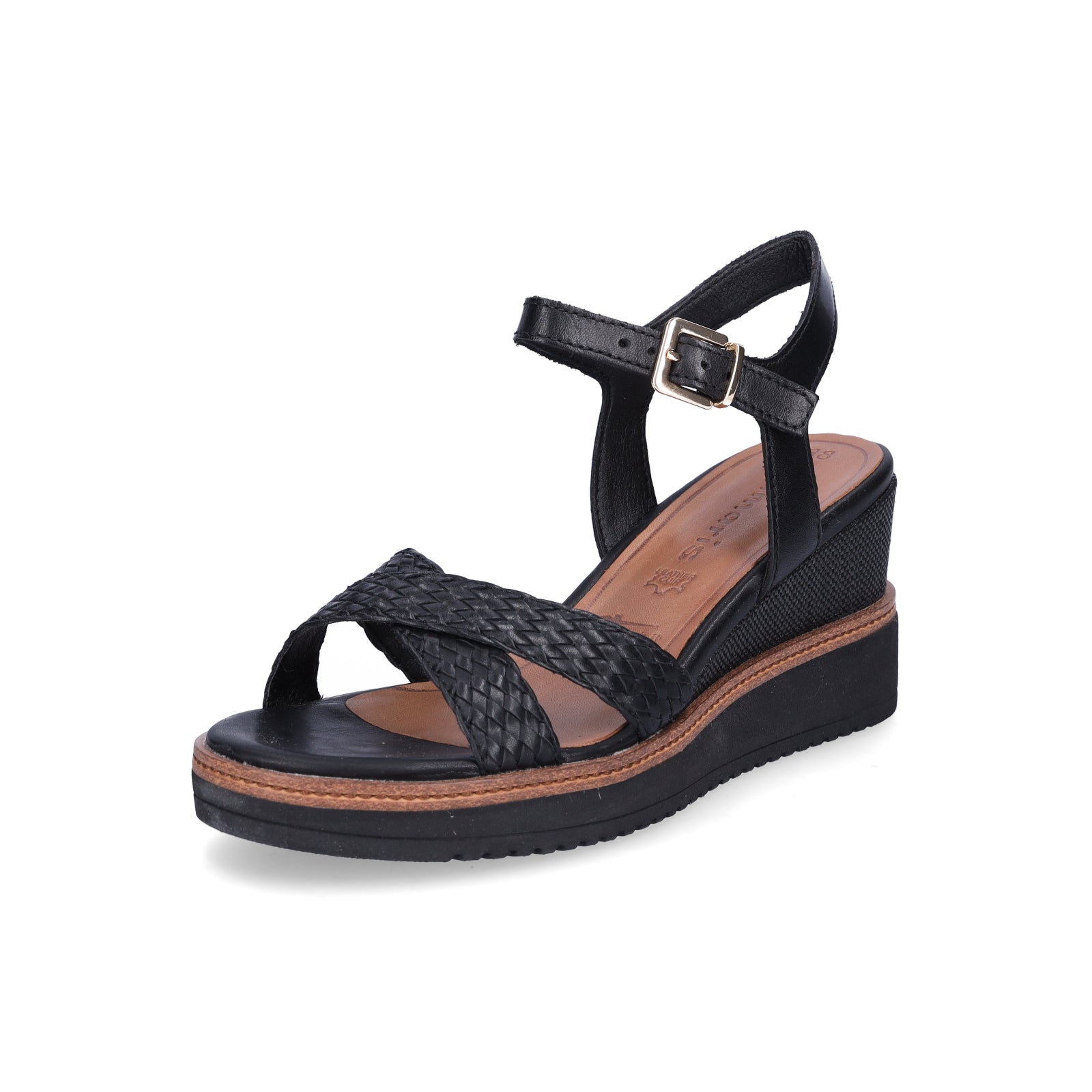 Tamaris Damen Sandalette schwarz