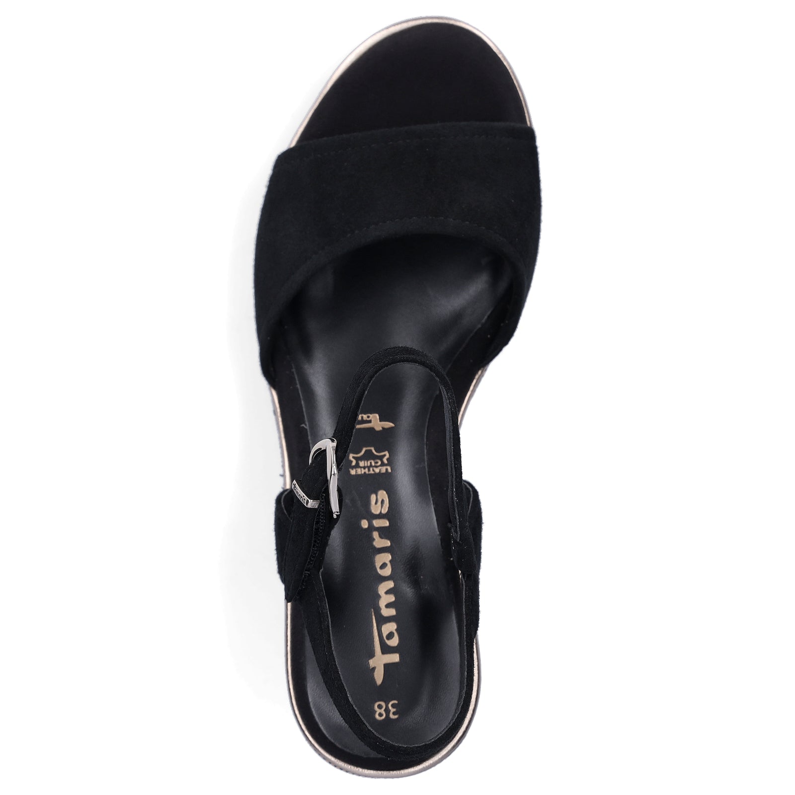 Tamaris Damen Sandalette schwarz