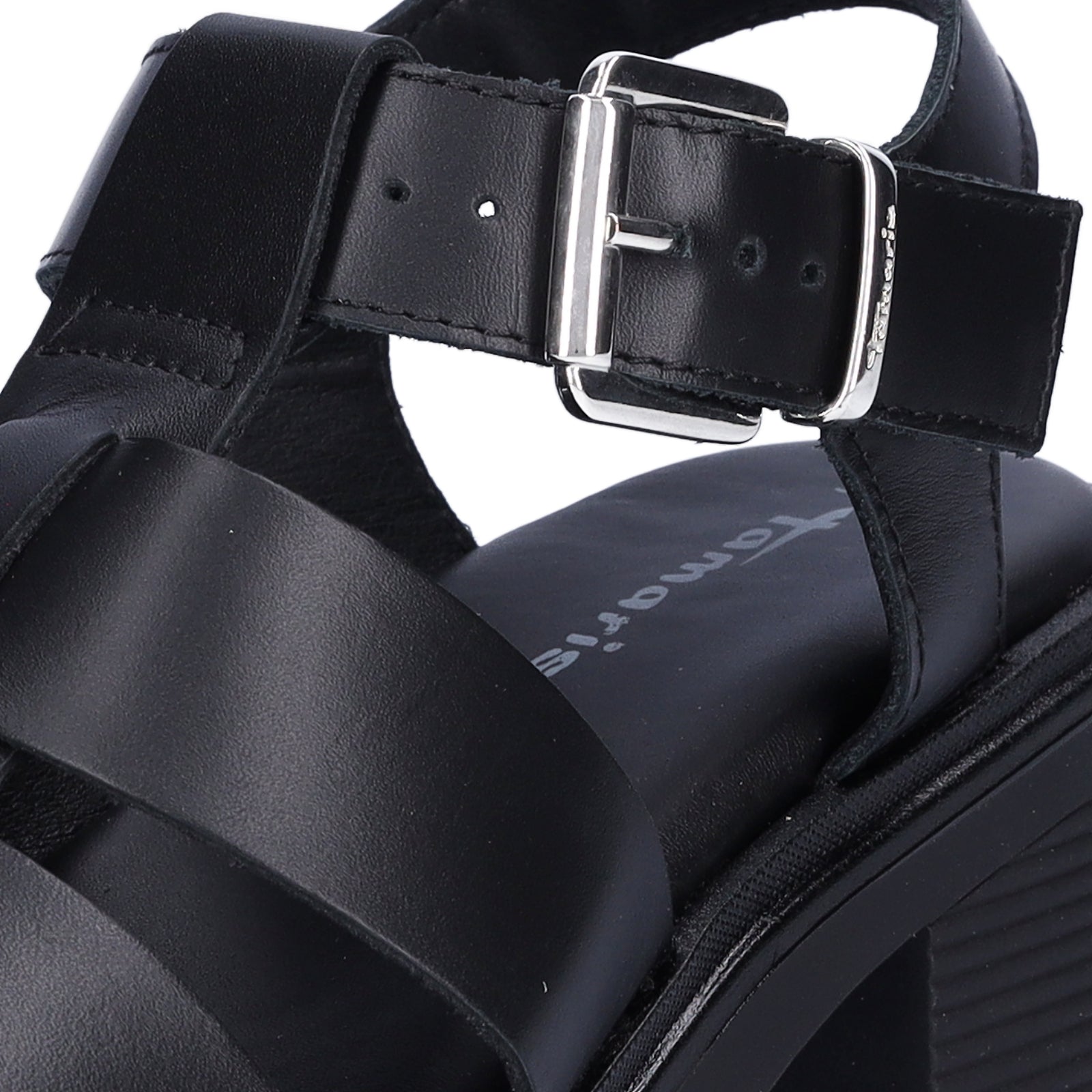 Tamaris Damen Sandale schwarz