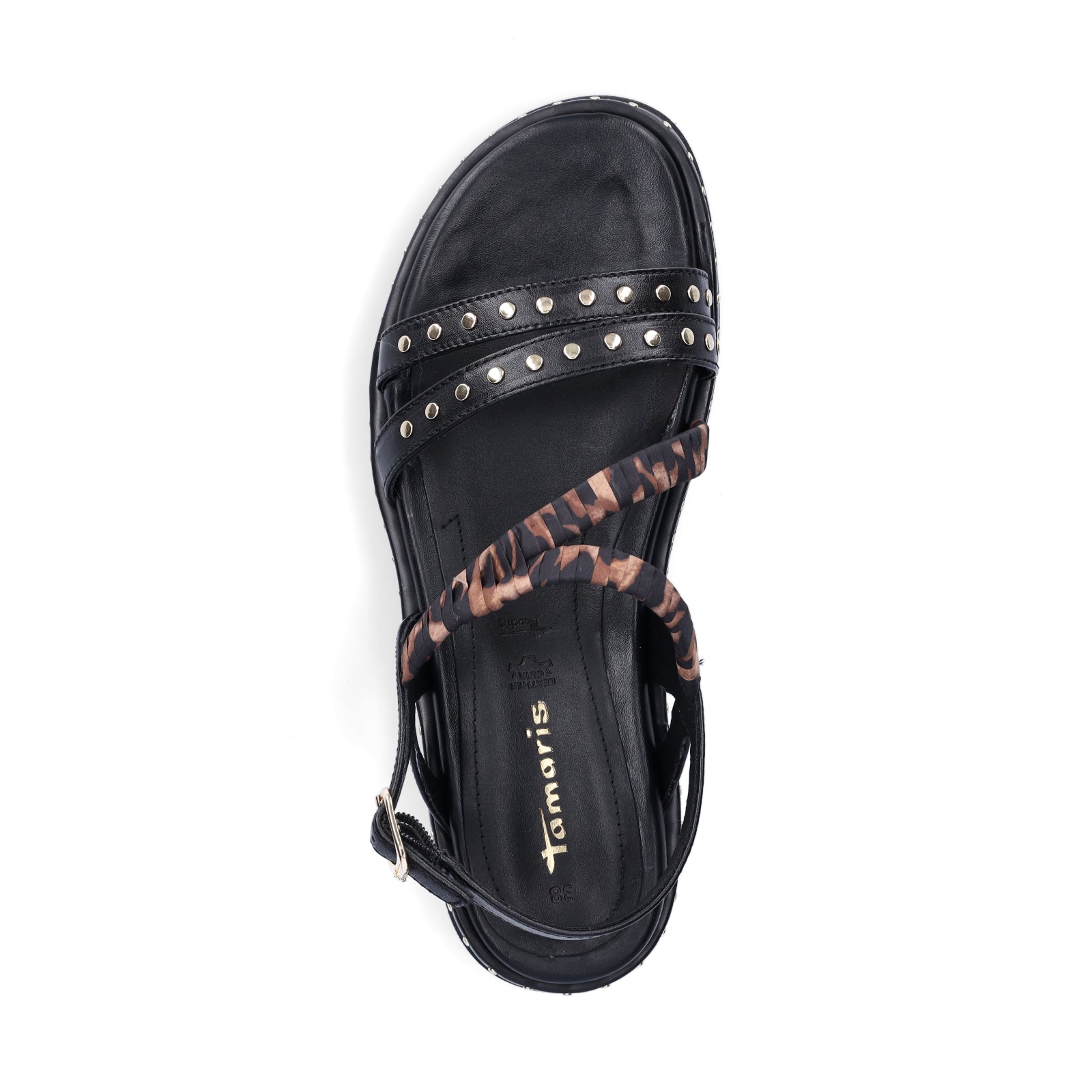Tamaris Damen Sandale schwarz
