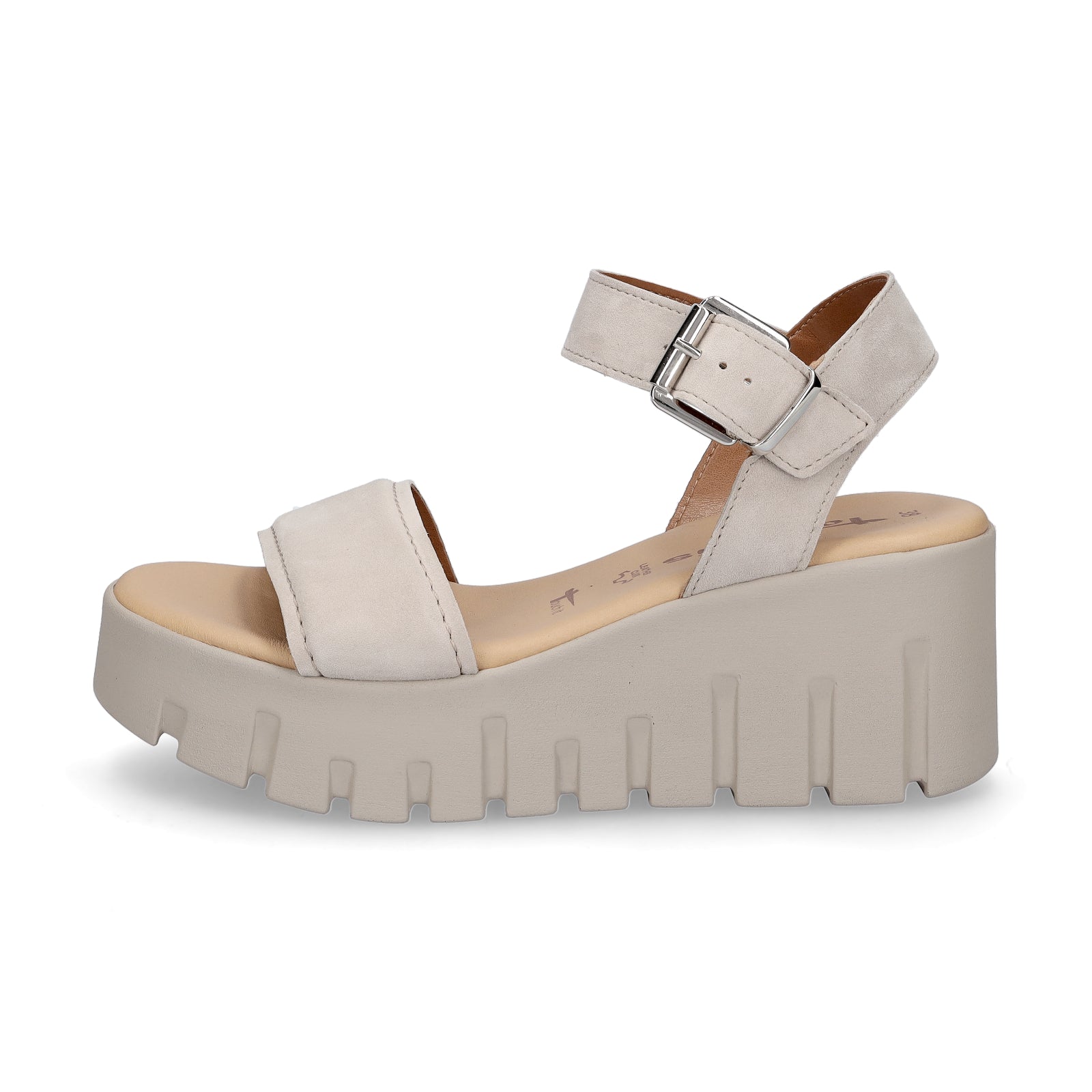 Tamaris women's sandals taupe