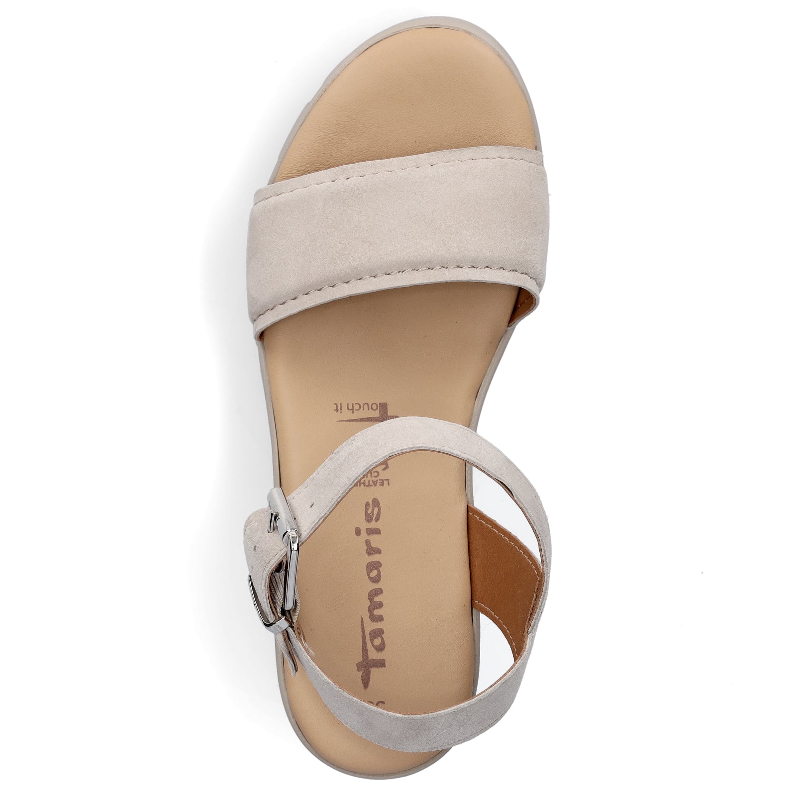 Tamaris women's sandals taupe