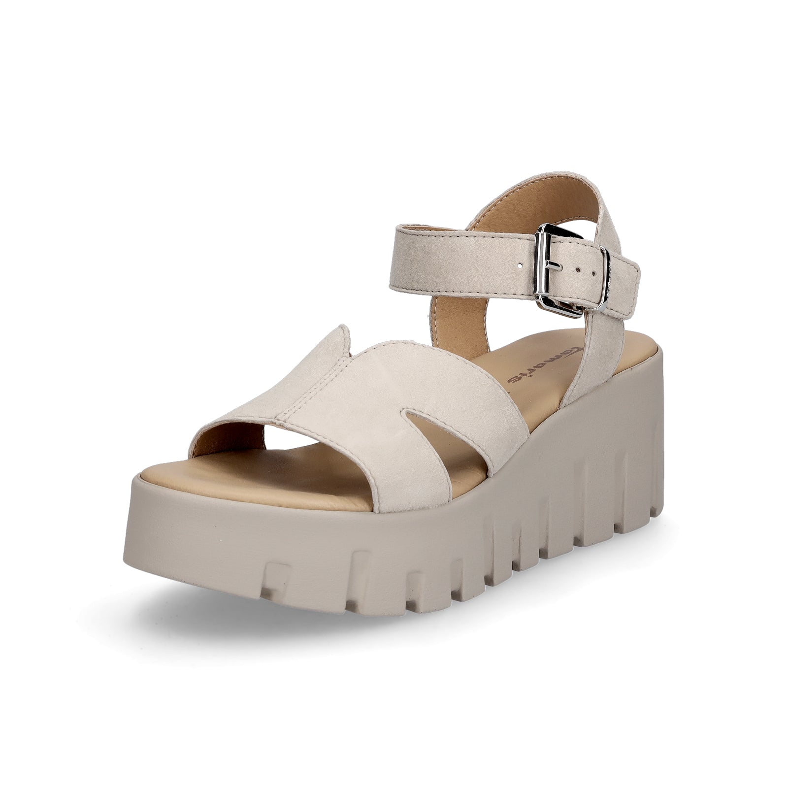 Tamaris Damen Sandalette taupe