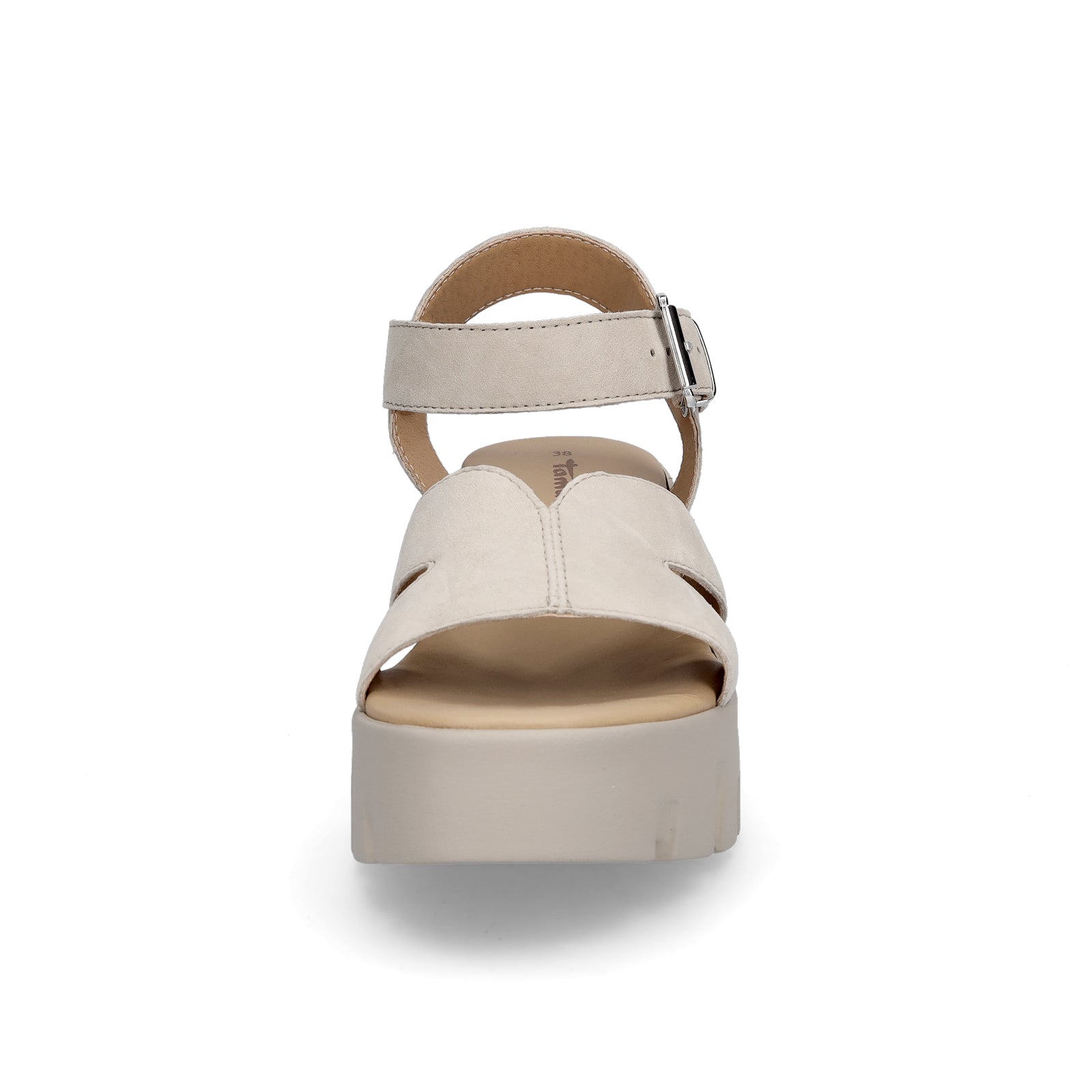 Tamaris Damen Sandalette taupe