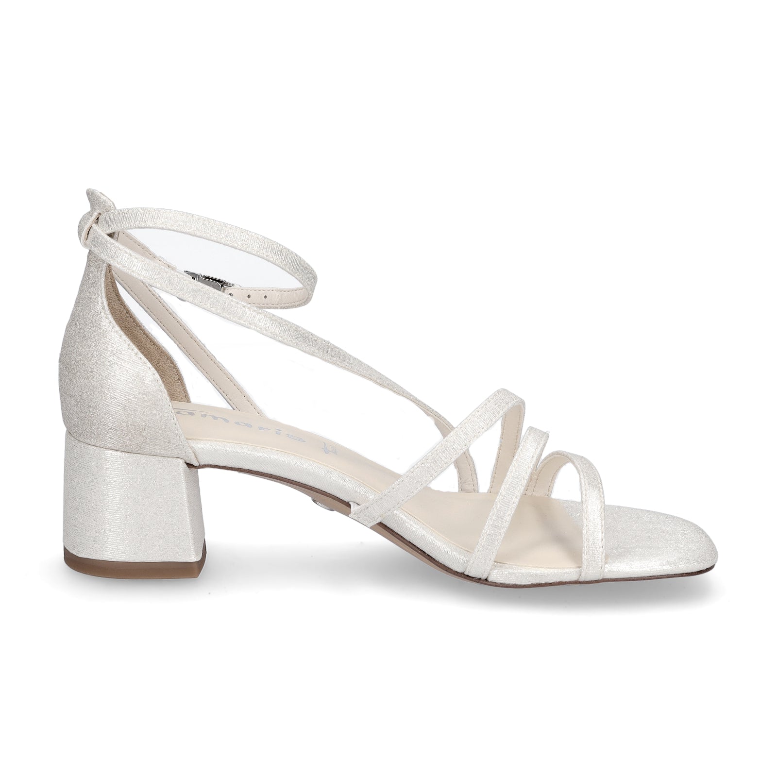 Tamaris Damen Sandalette champagner