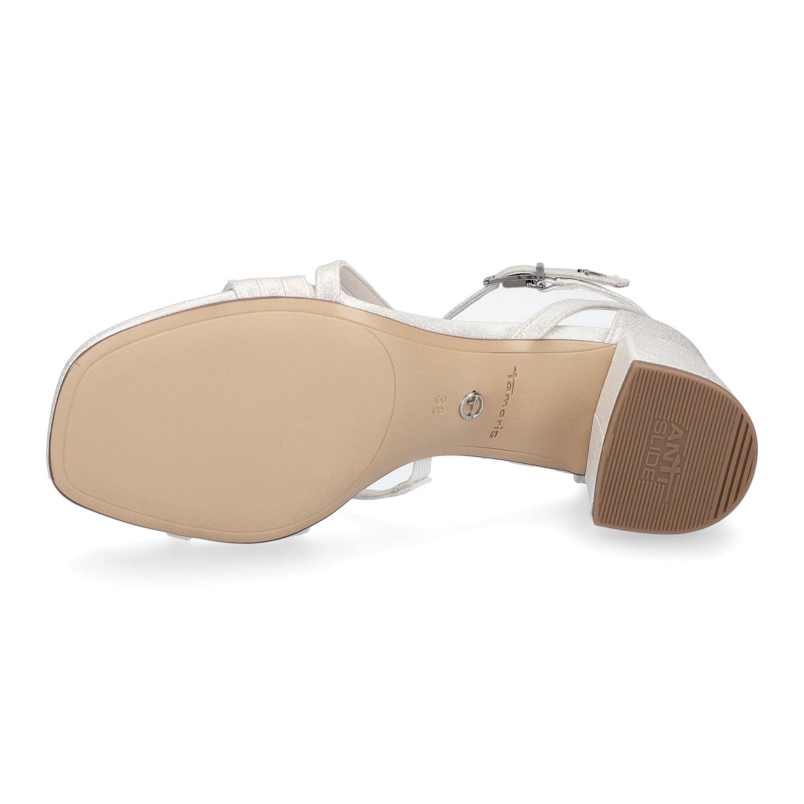 Tamaris Damen Sandalette champagner