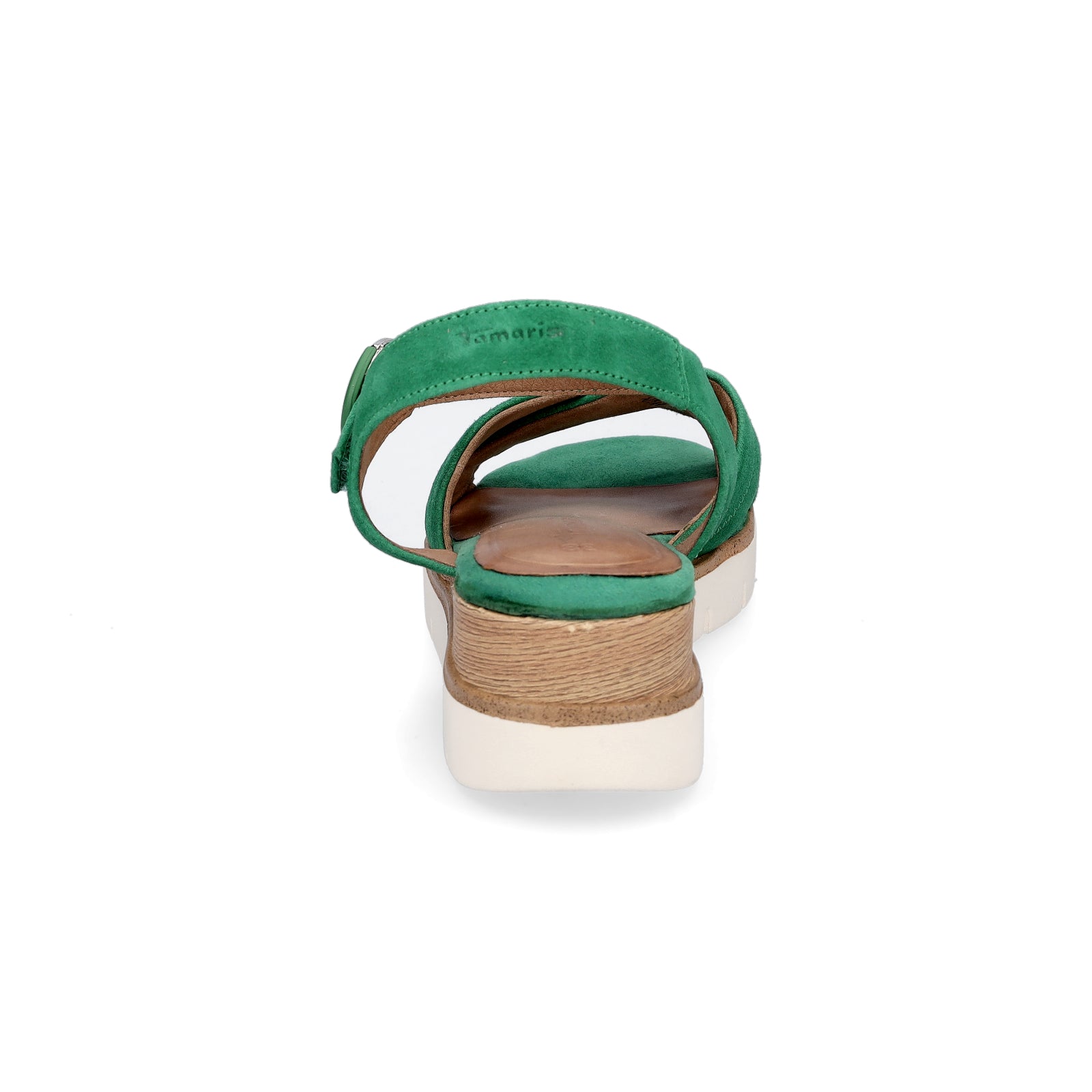 Tamaris women's wedge sandals green