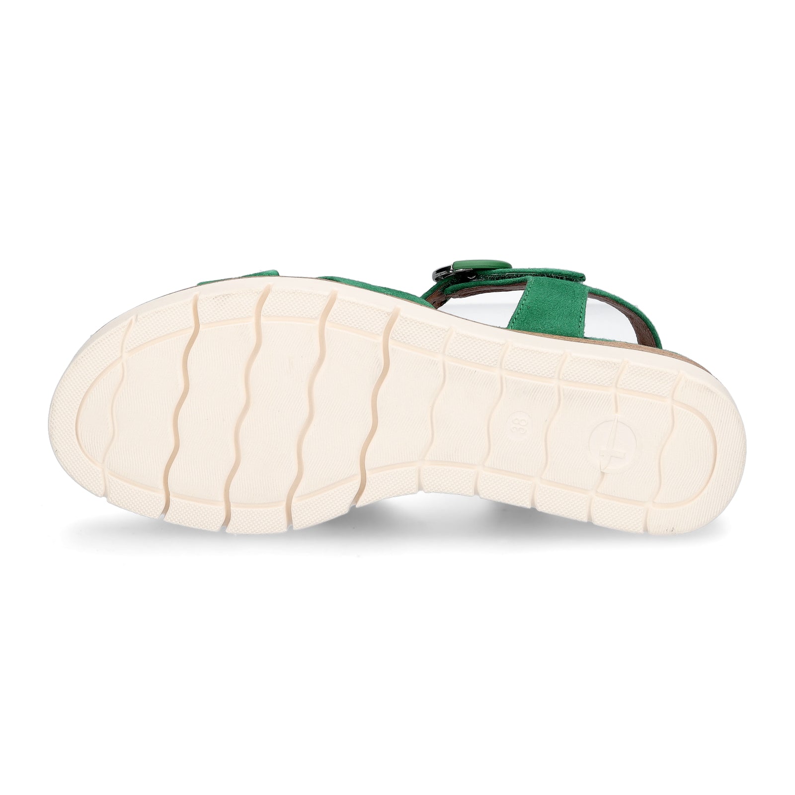Tamaris women's wedge sandals green