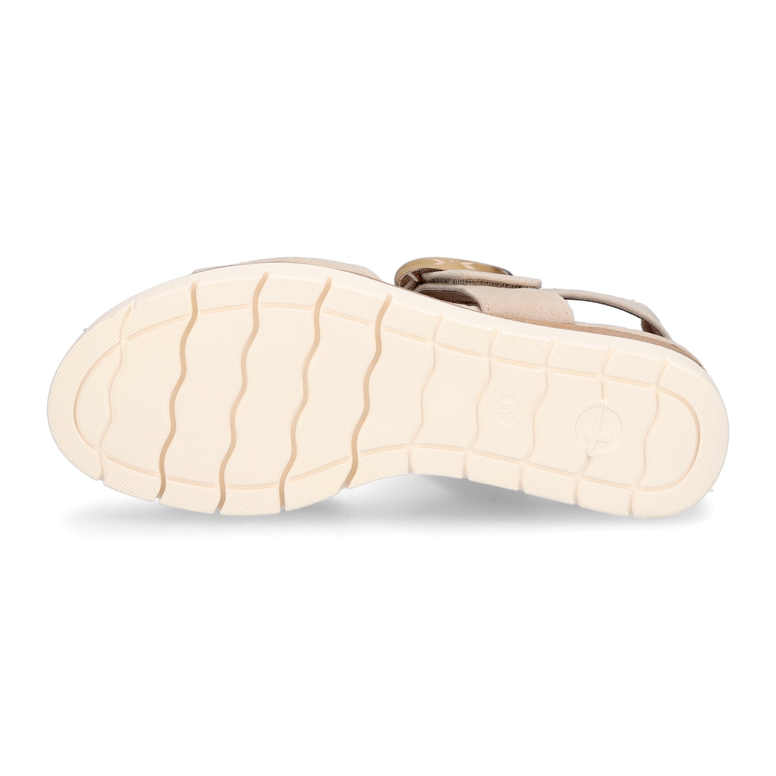Tamaris Damen Keilsandalette beige
