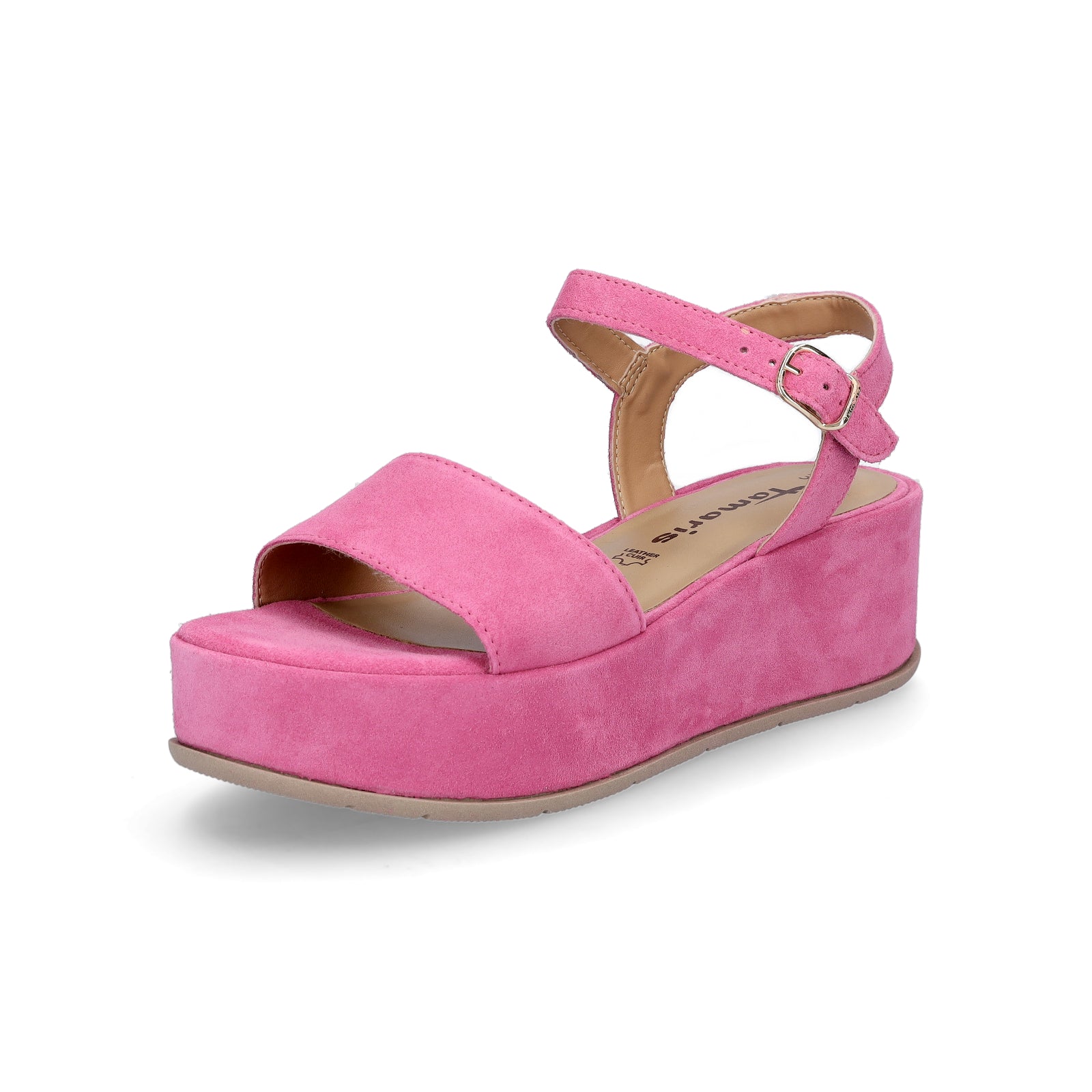 Tamaris women's platform sandal fuchsia
