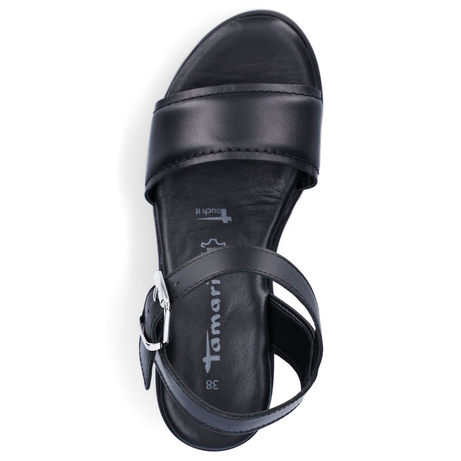 Tamaris women's sandals black