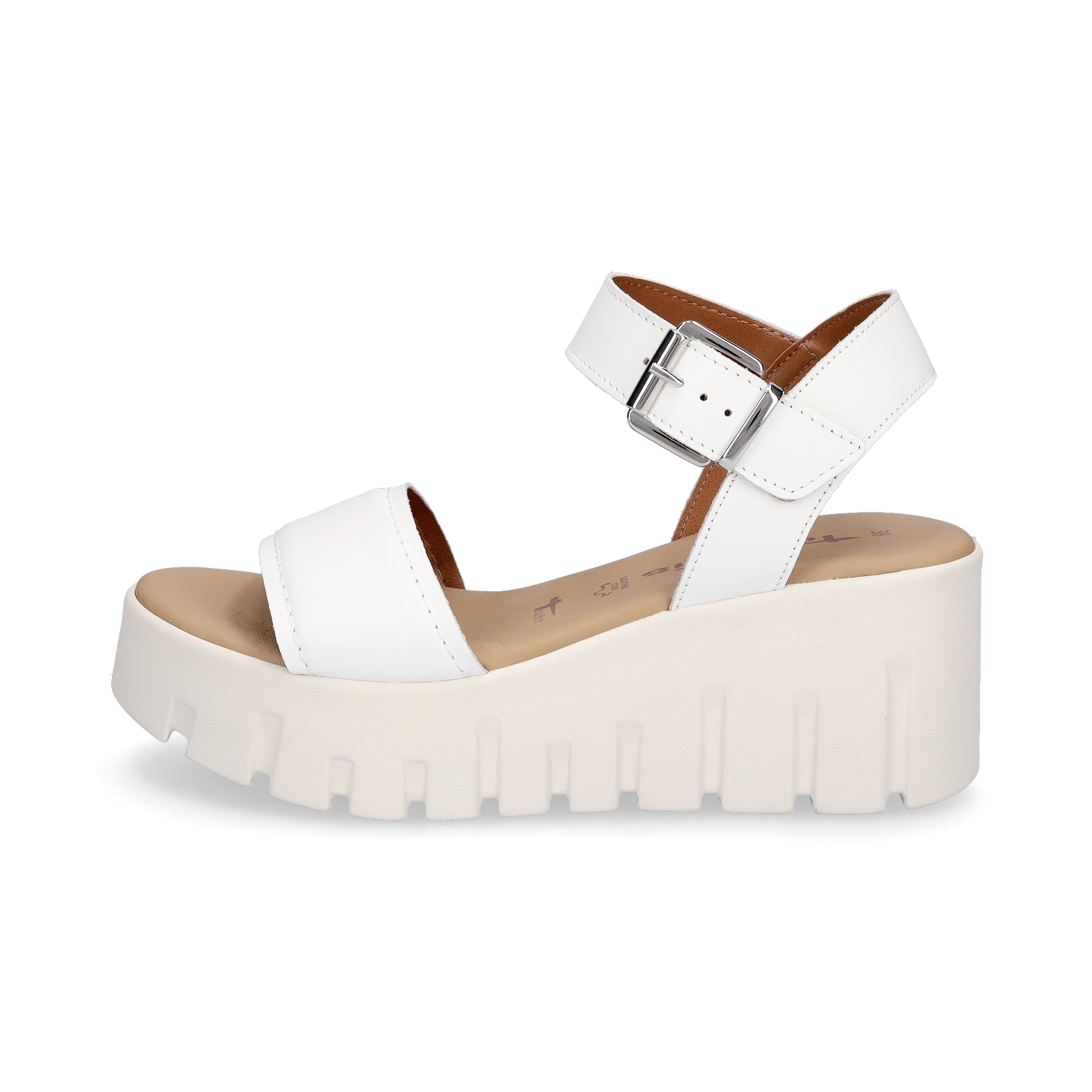 Tamaris Damen Sandalette weiß