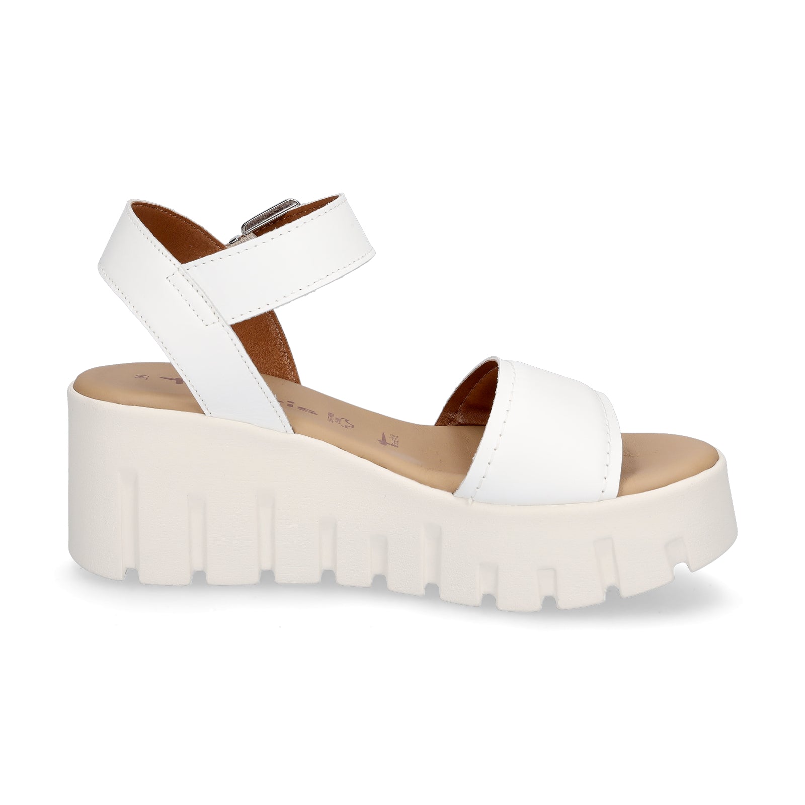 Tamaris Damen Sandalette weiß