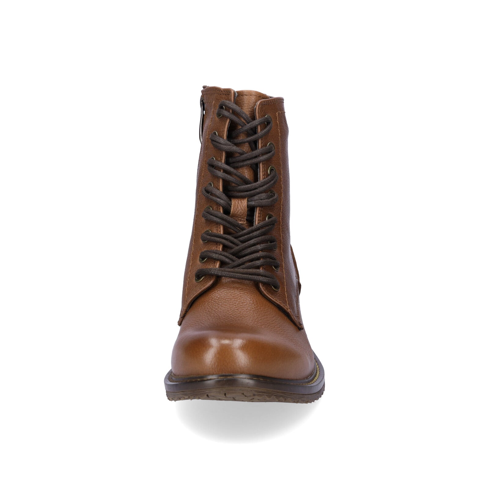 Tamaris women's lace-up boot cognac brown