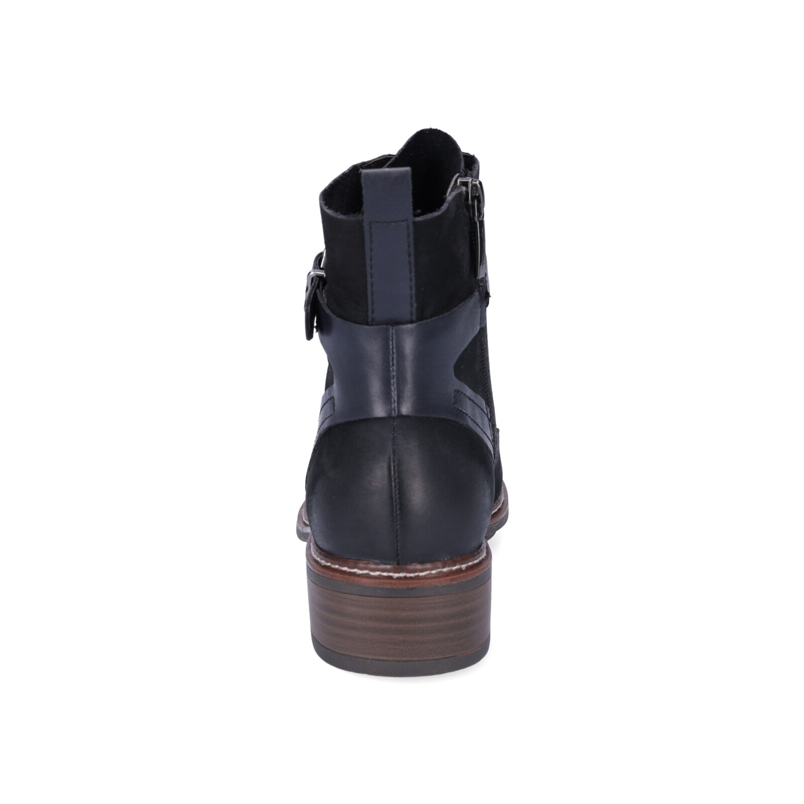 Tamaris women's lace-up boot blue