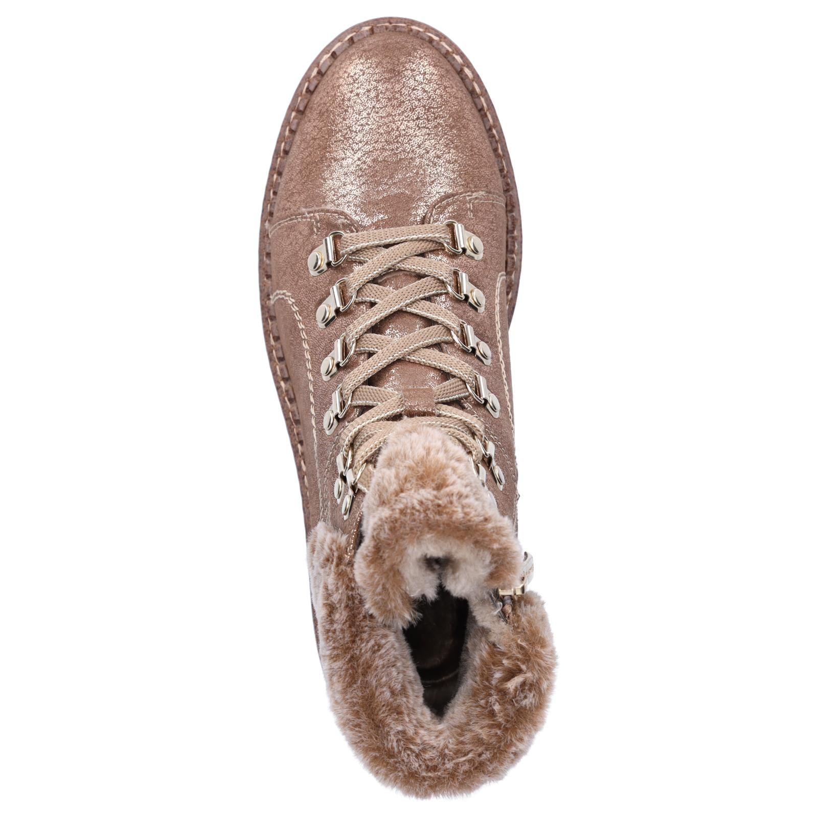 Tamaris Damen Schnürboot bronze